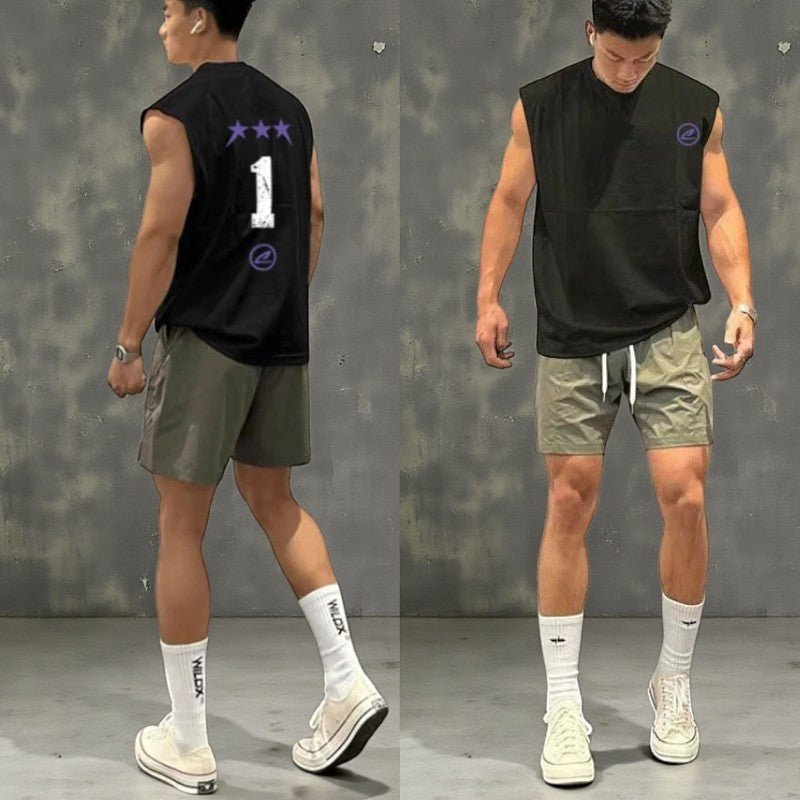 Men’s Sport Cotton Summer Vest – Lightweight Activewear - The Crew