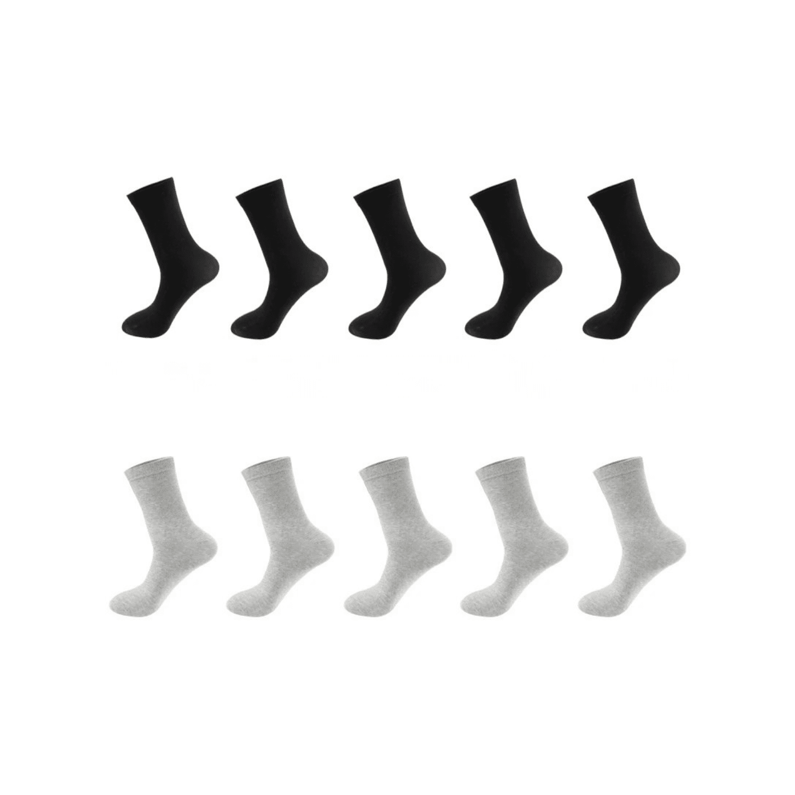 Men’s Cotton Business Socks 10 Pack – Breathable - The Crew