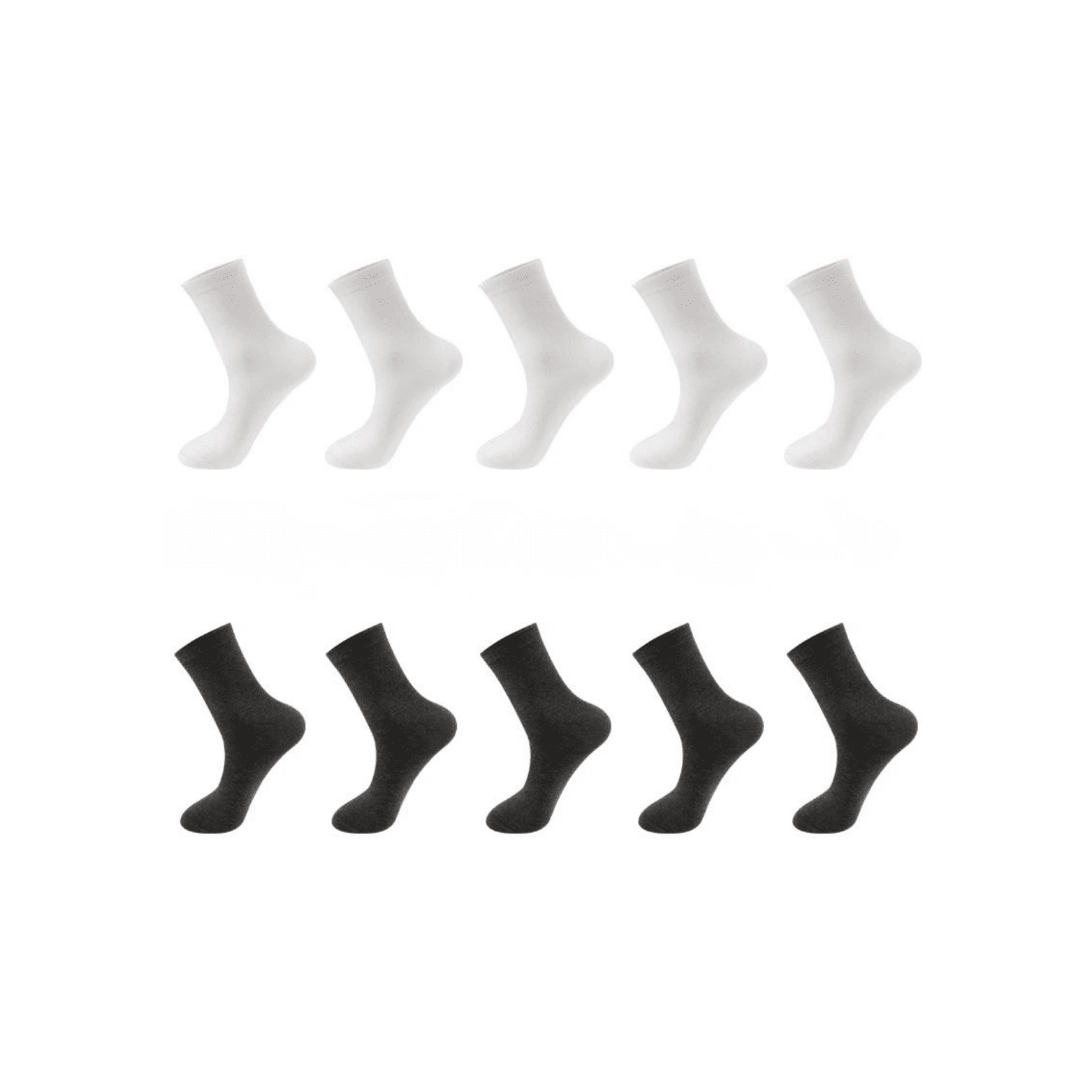 Men’s Cotton Business Socks 10 Pack – Breathable - The Crew