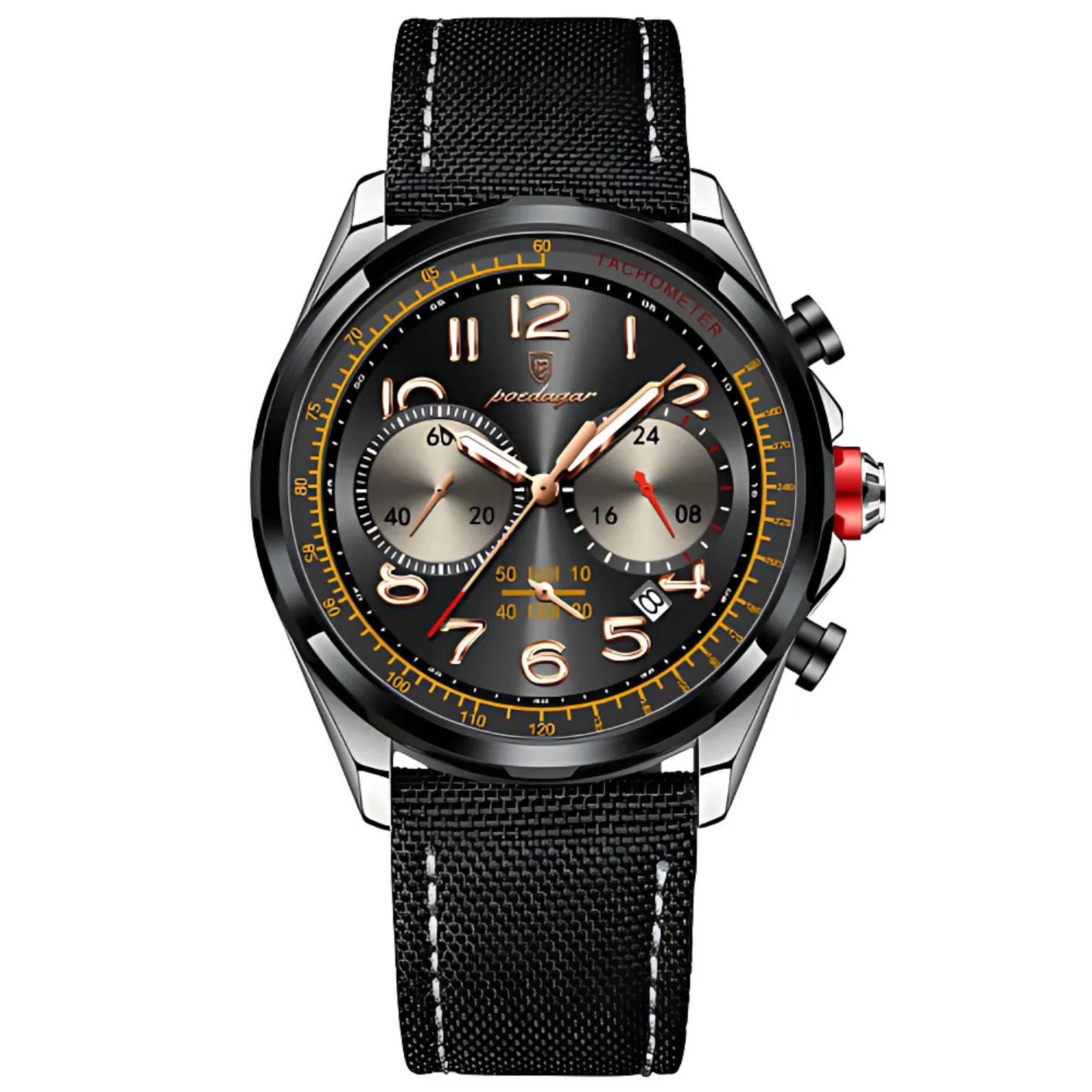 Chrono Leather Watch