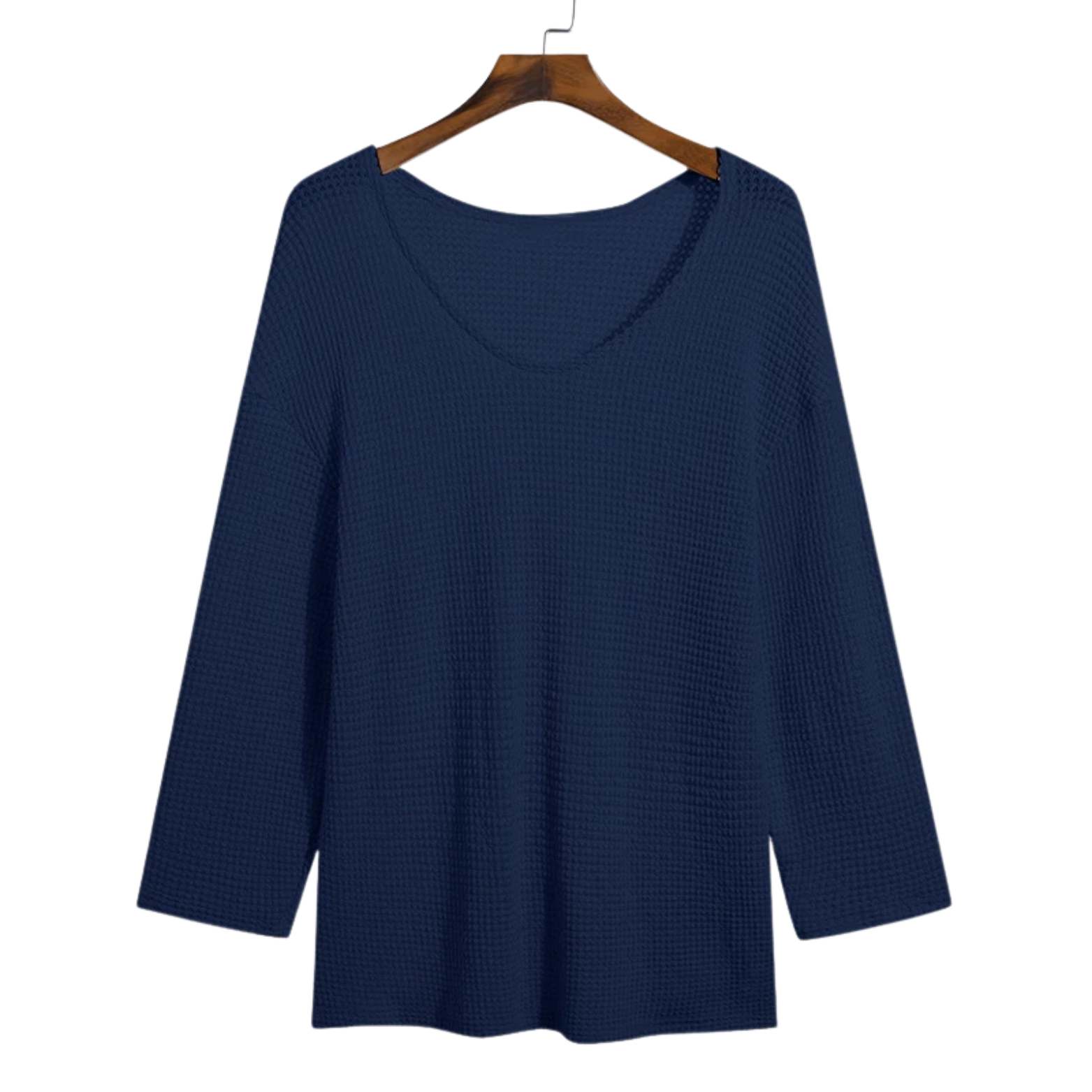 V-Neck Knitted T-Shirt