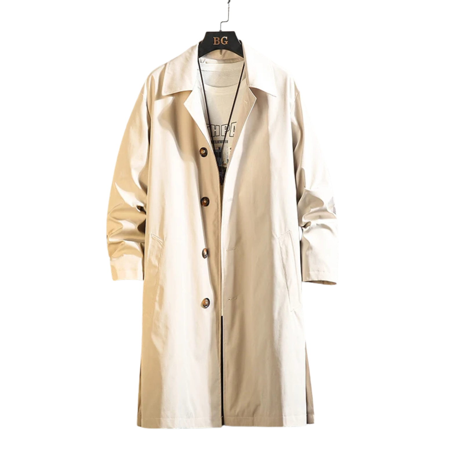 Korean Style Oversized Trench Coat