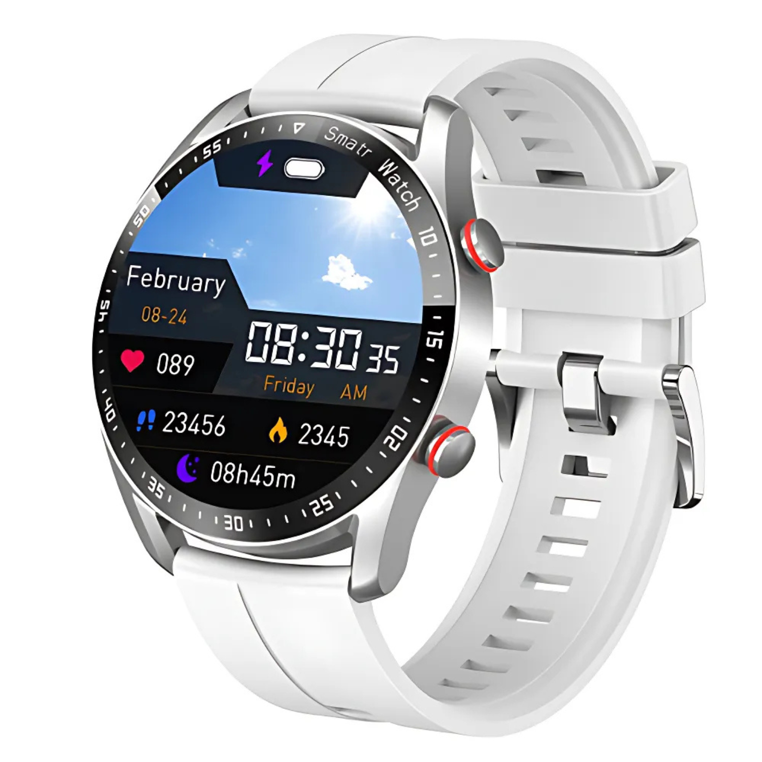 ECG Bluetooth fitness smartwatch