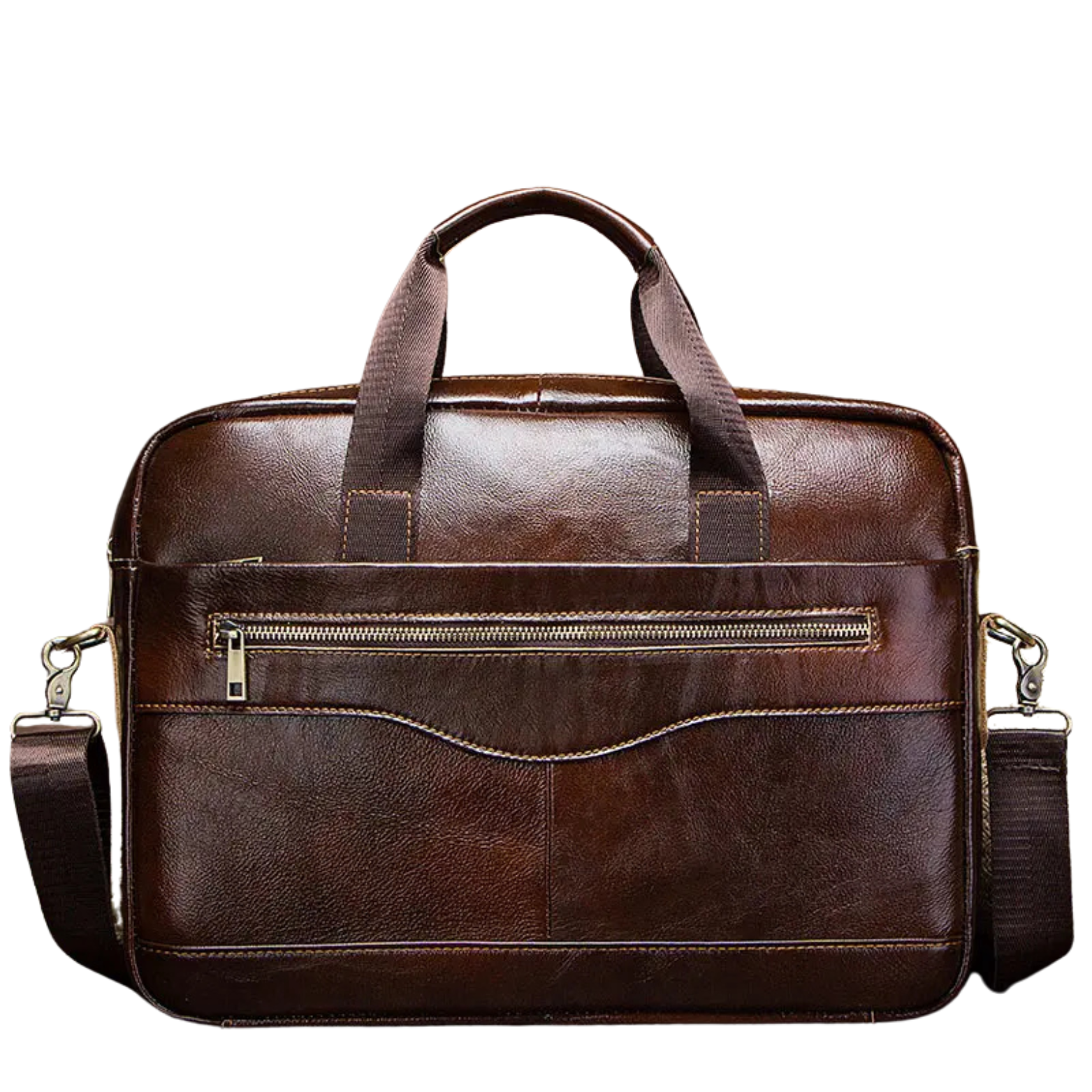 Genuine Leather Executive Briefcase