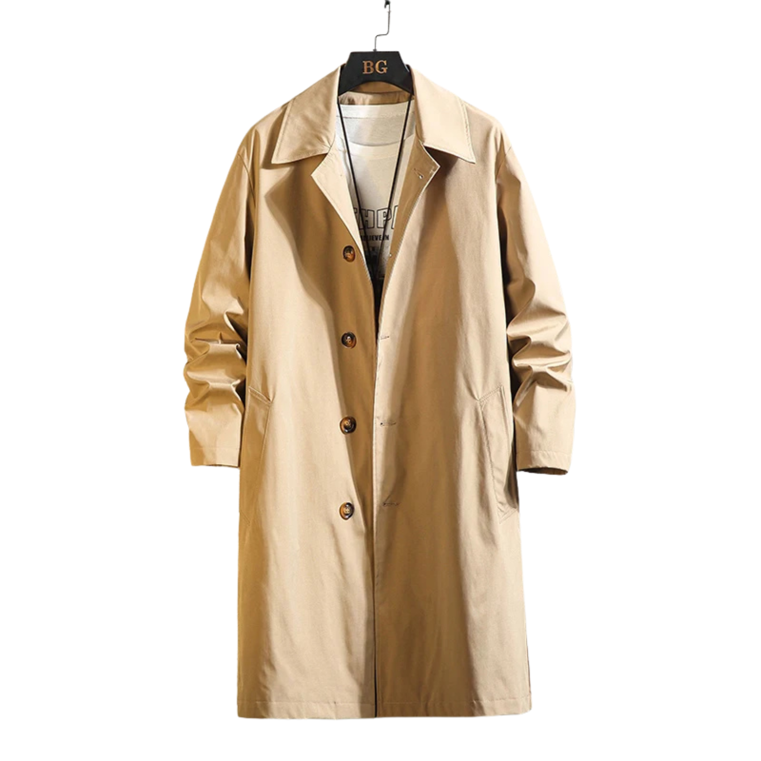 Korean Style Oversized Trench Coat