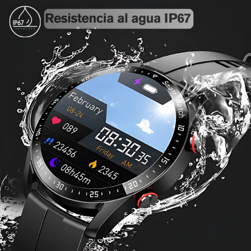 Reloj inteligente ECG Bluetooth fitness