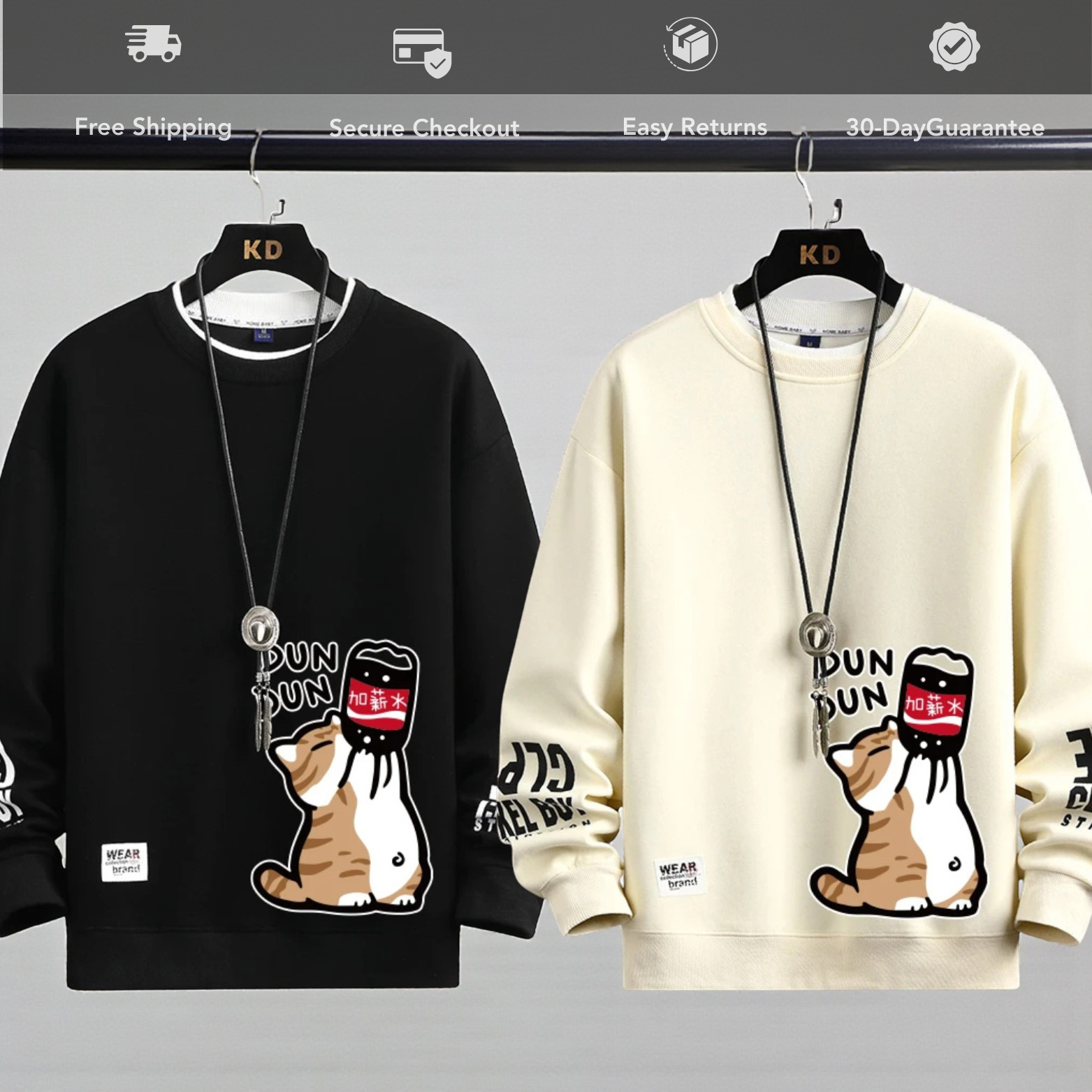 Cute Cat Oversized T-Shirt