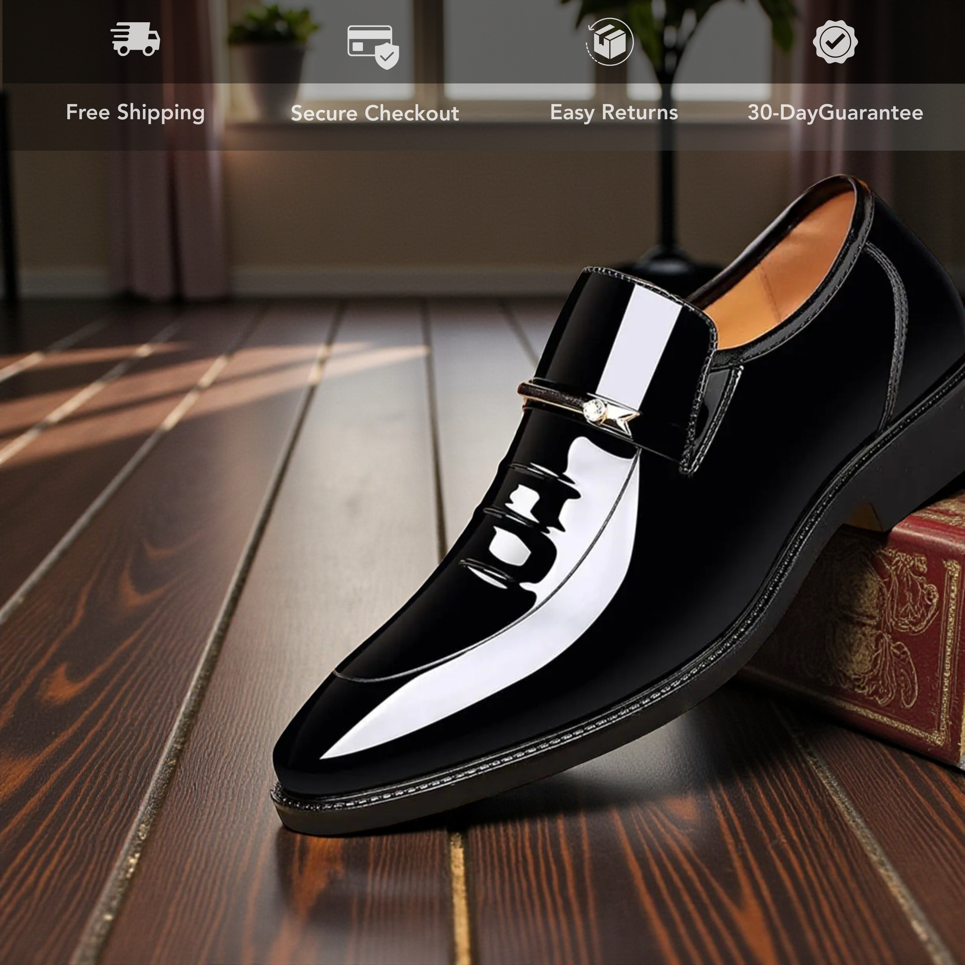 High Gloss Men’s Loafers