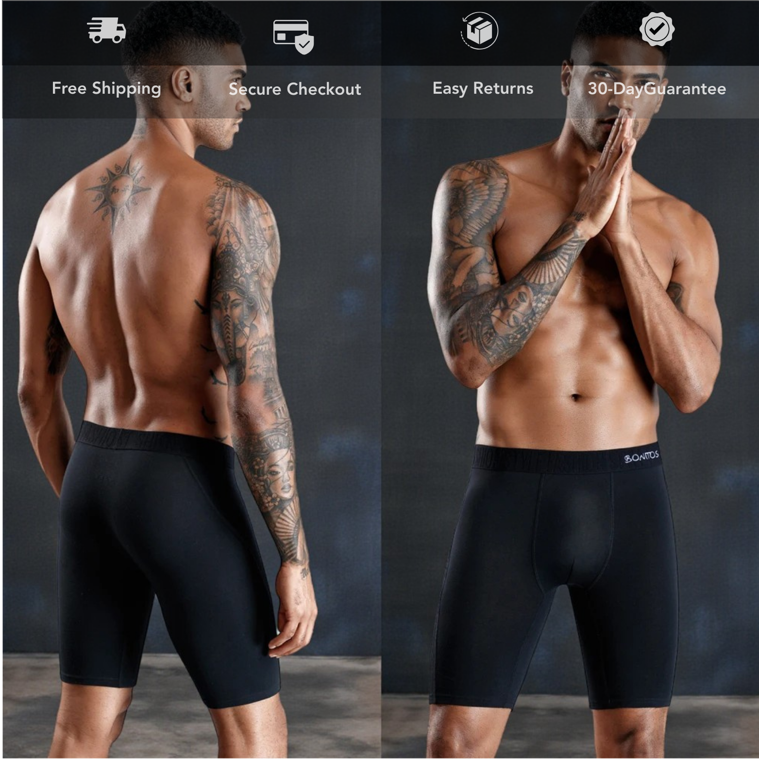 Men’s Premium Long Boxers (3pcs)