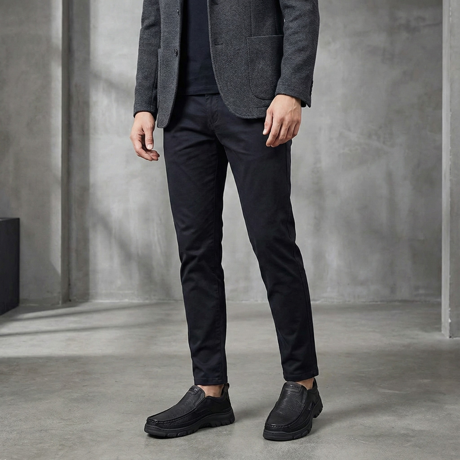 Men’s Slip-On Leather Loafers