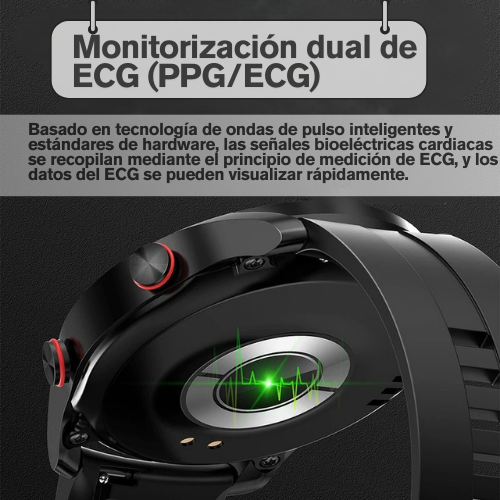 Reloj inteligente ECG Bluetooth fitness