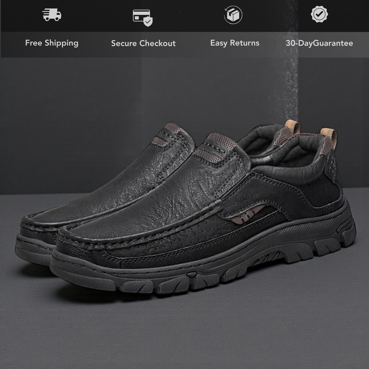 Men’s Slip-On Leather Loafers