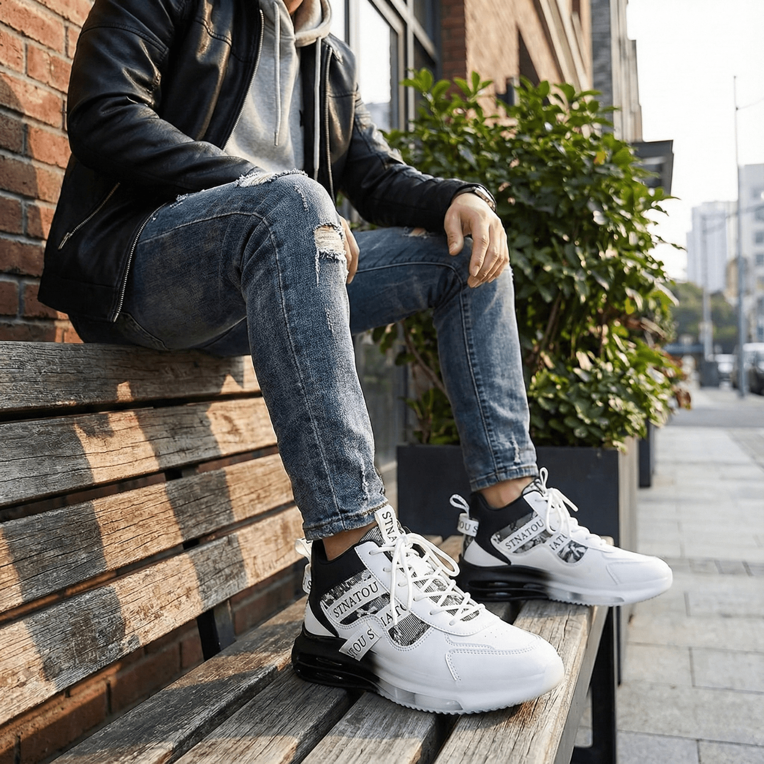 Men’s Ultra - Light Height Boost Sneakers – Lift Shoes - The Crew