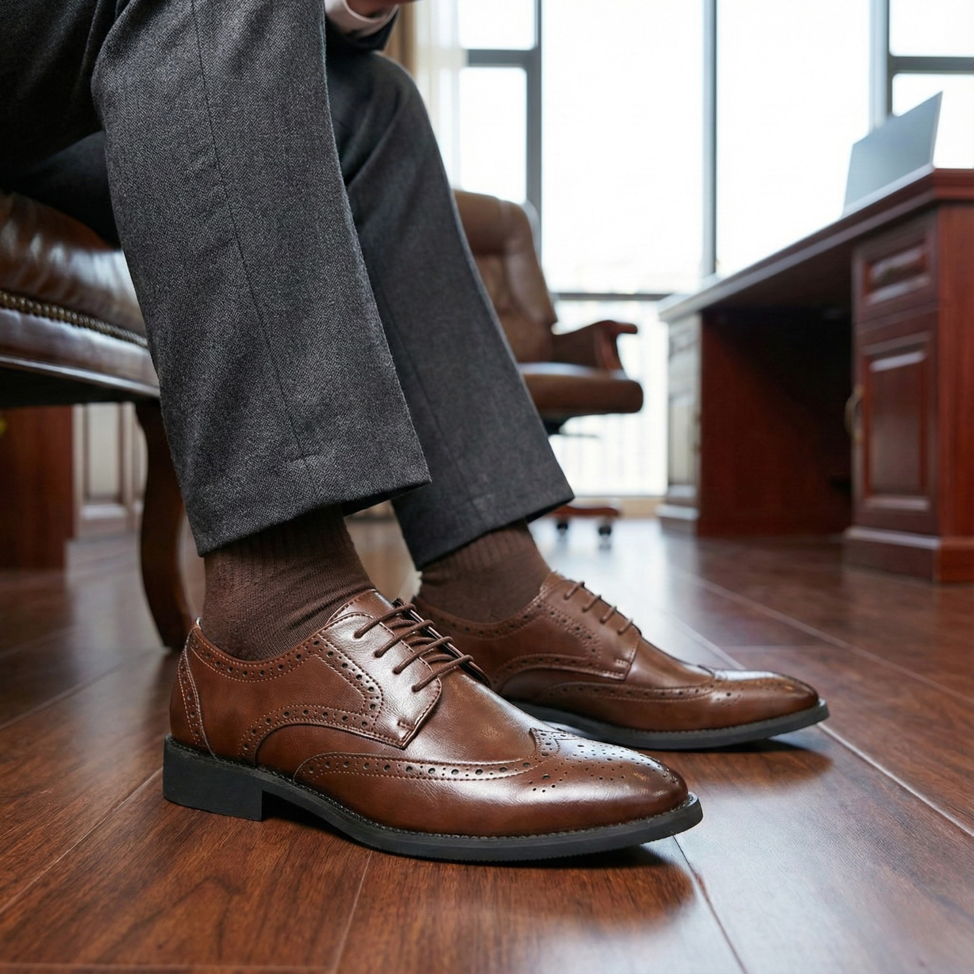 Full-Grain Leather Dress Shoes