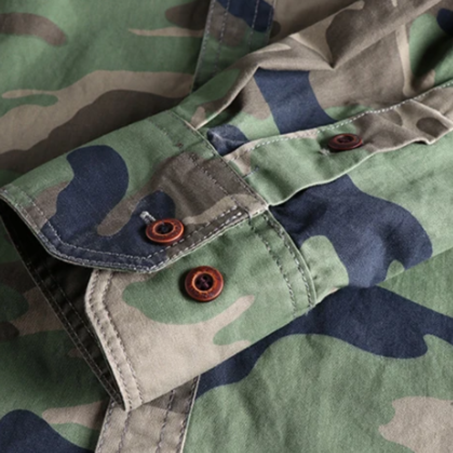 Camouflage Cargo Hiking Shirt
