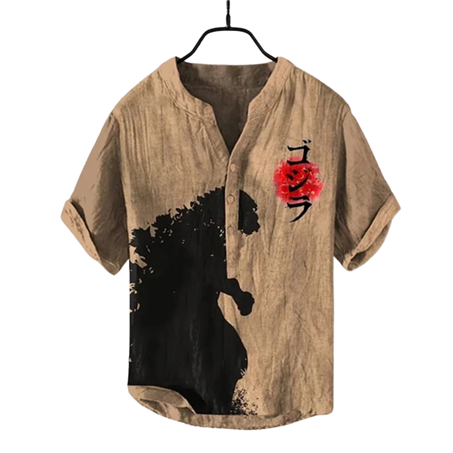 Linen Shirt with 3D Print 2025
