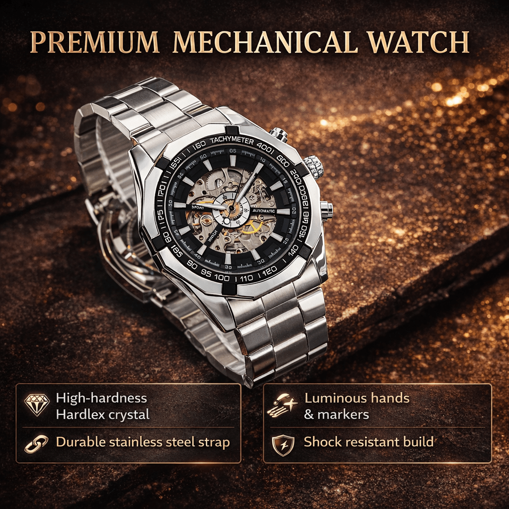 WINNER 188 Classic Mechanical Watch for Men - The Crew