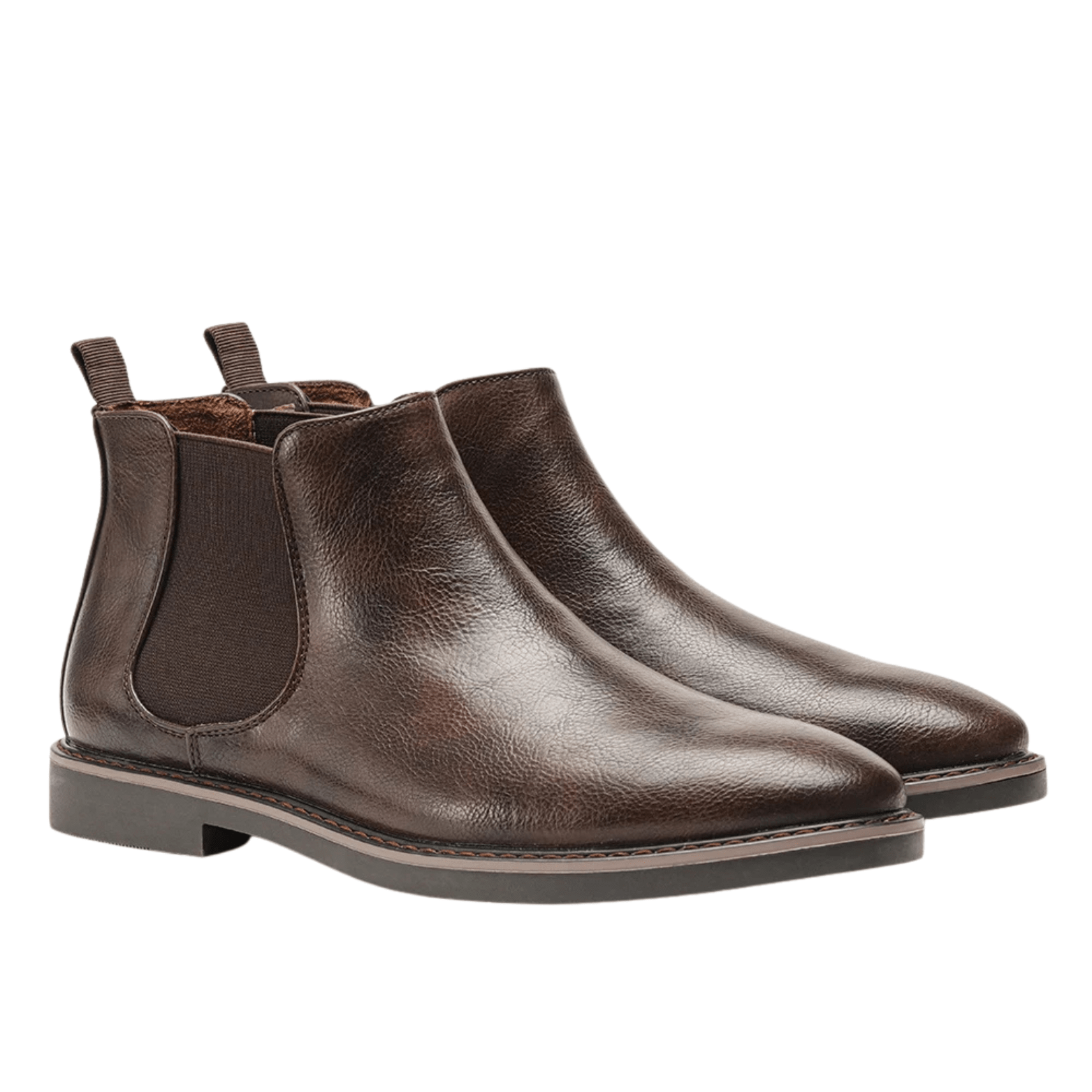 Retro Leather Chelsea Boots for Men – Vintage Ankle Style - The Crew