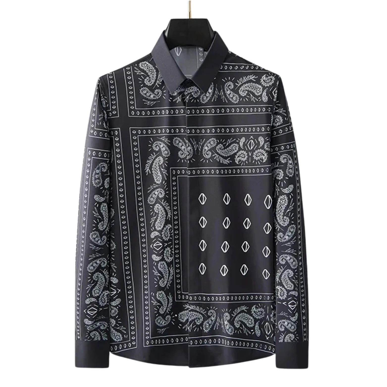 Men's Retro Printed Shirt