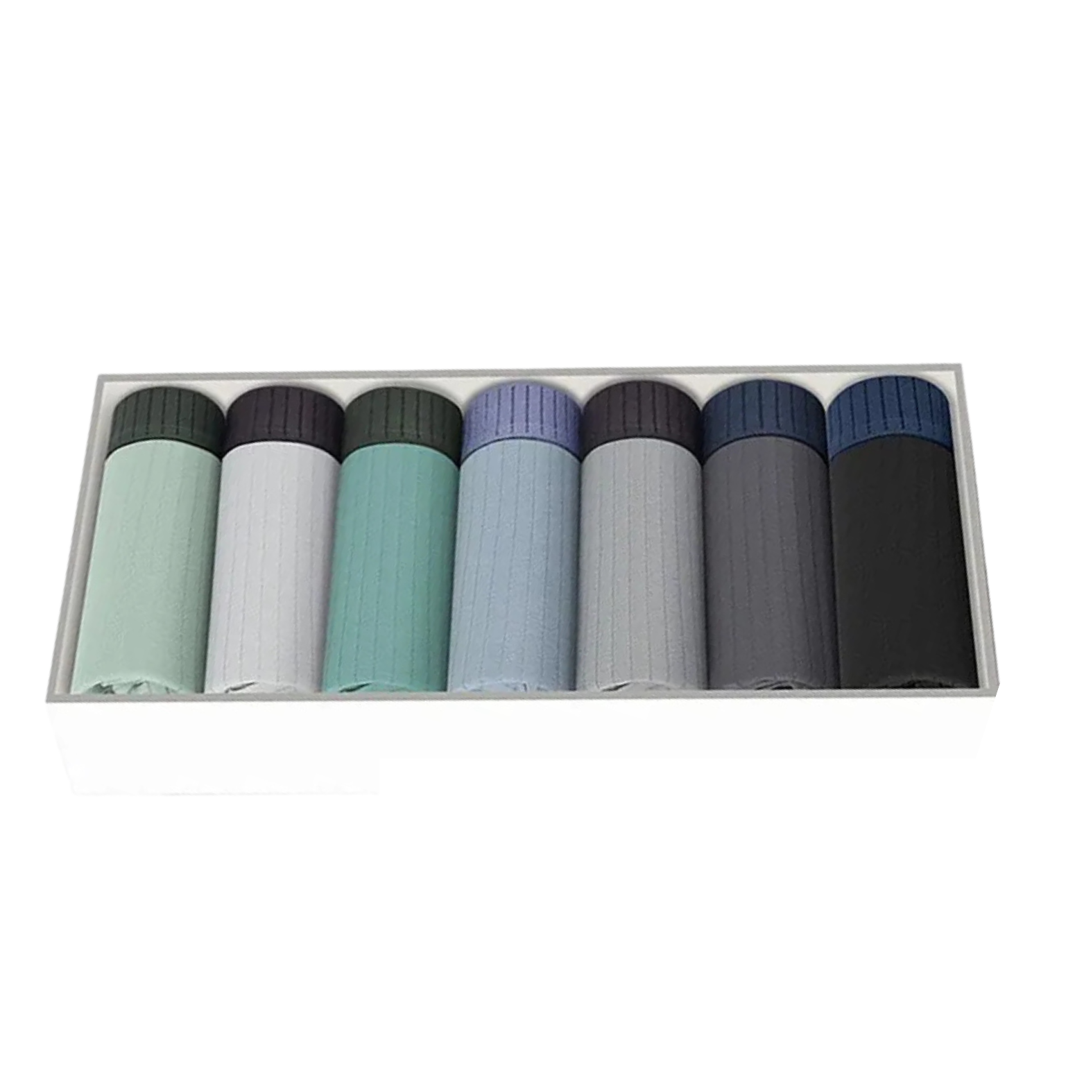 Men’s Cotton Thermal Boxers 7-Pack Color Collection – The Crew
