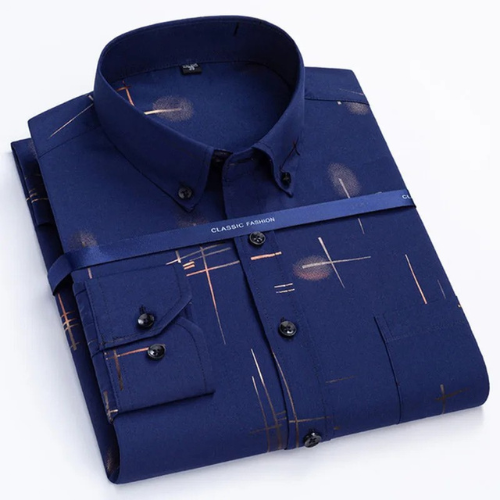Elegant Printed Shirt Fall-Winter
