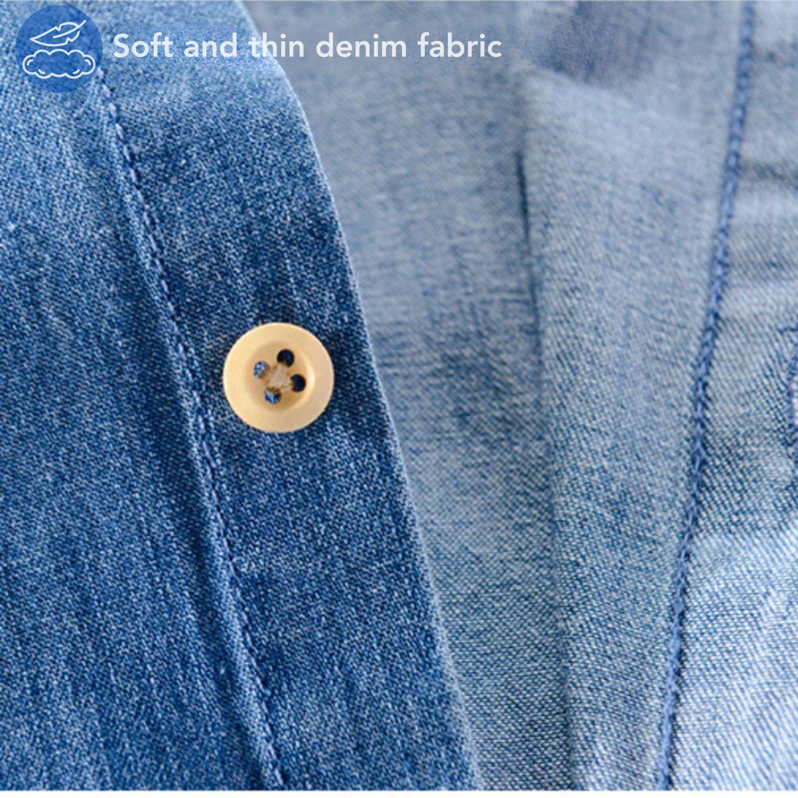 Men's Summer Casual Denim Shirt
