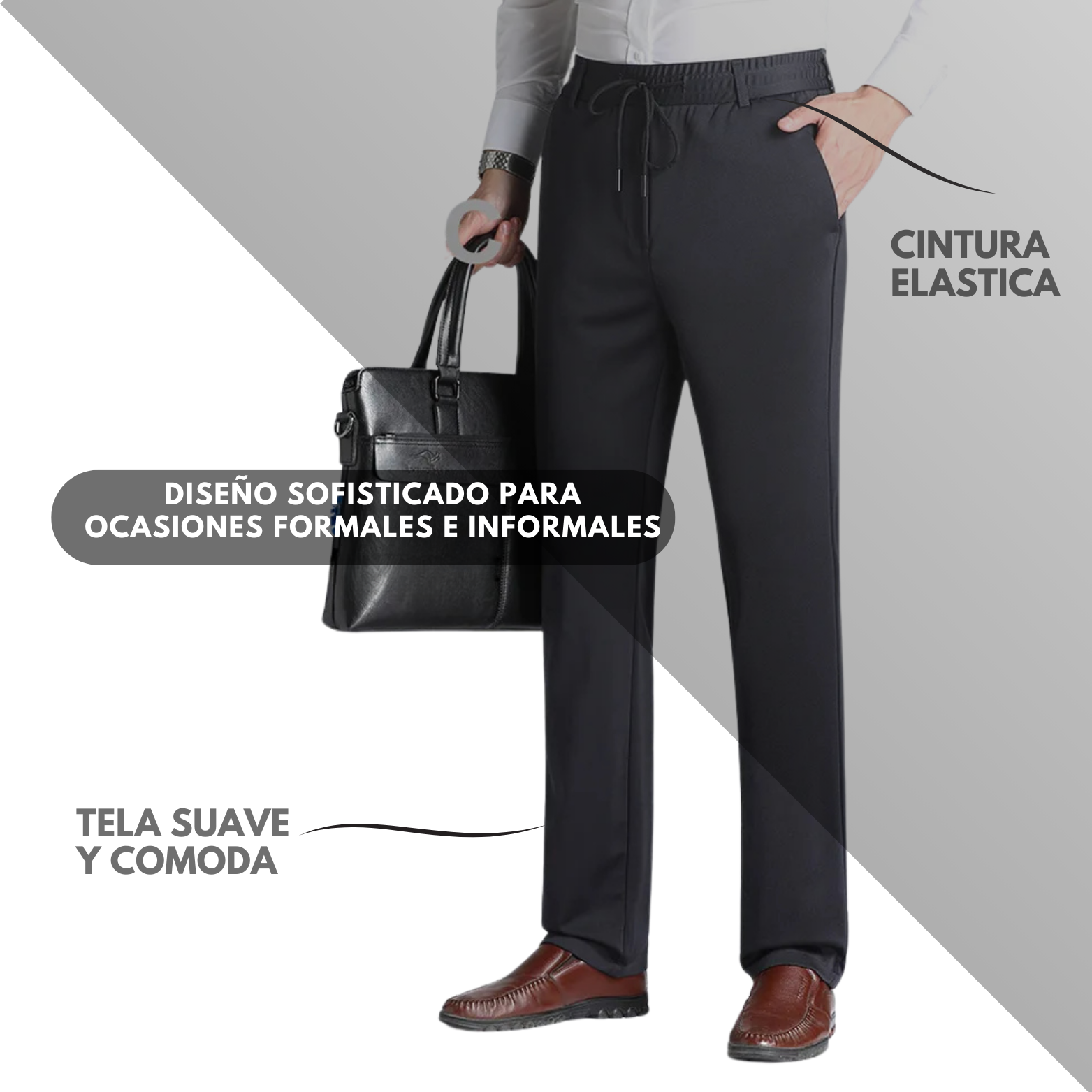 Pantalón Formal Tela de Algodon
