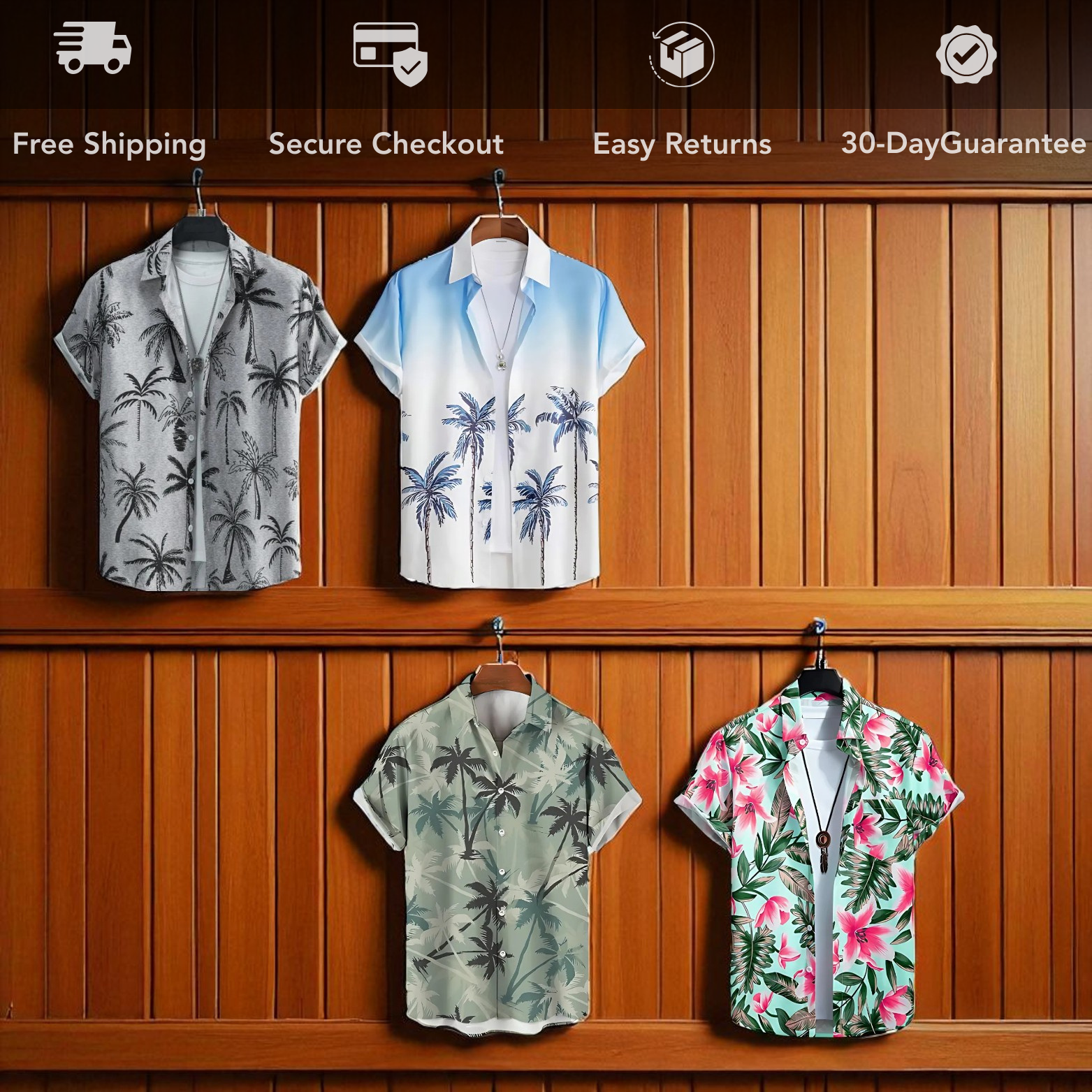 Printed Hawaiian Shirt Summer 2025