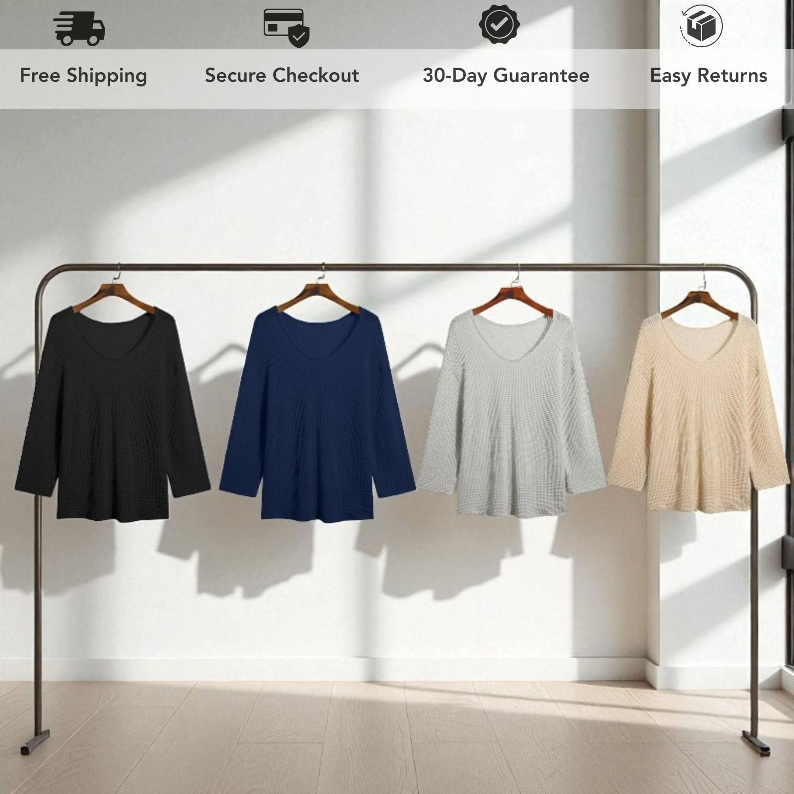 V-Neck Knitted T-Shirt