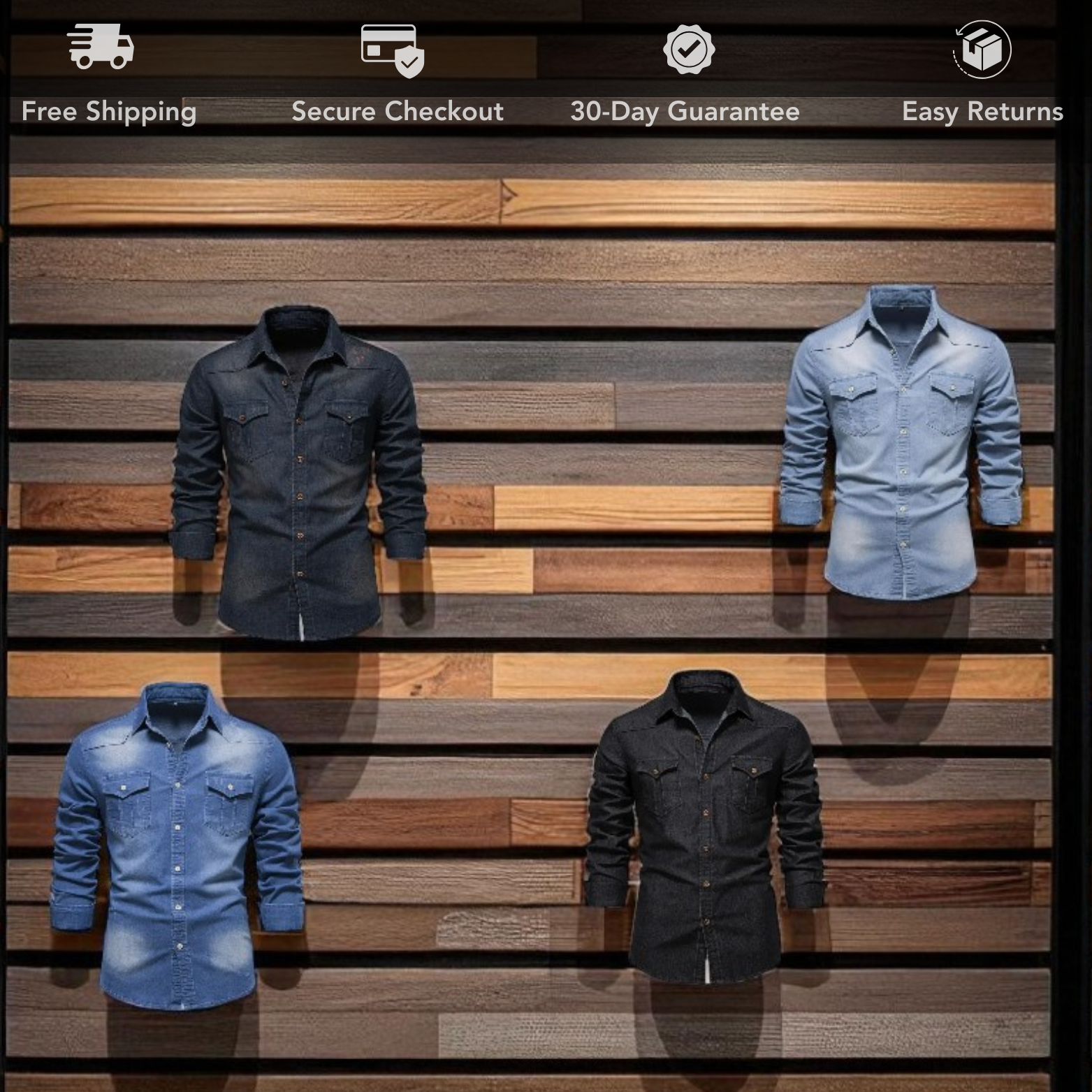 Slim Denim Shirt