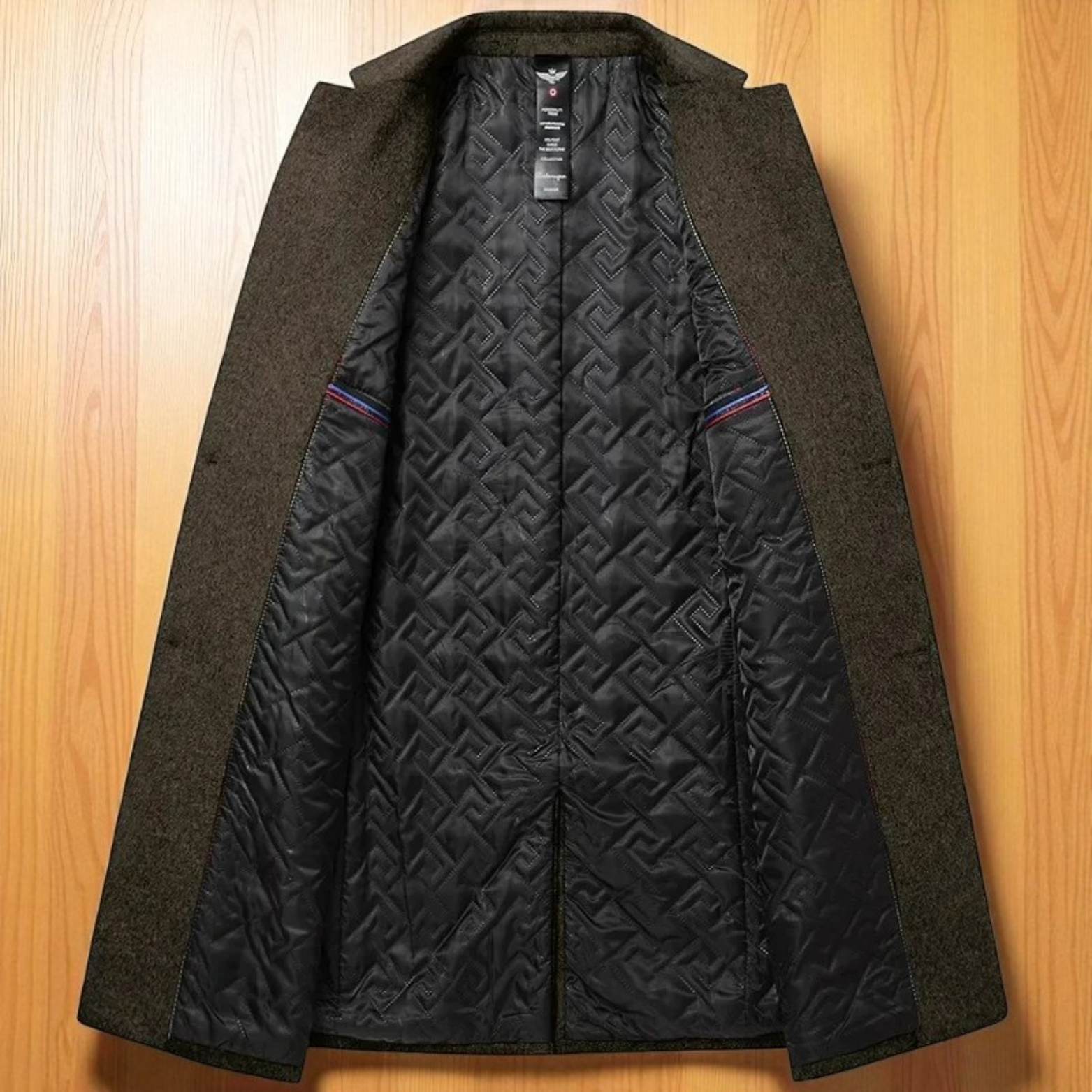 Solid Winter Trench Coat