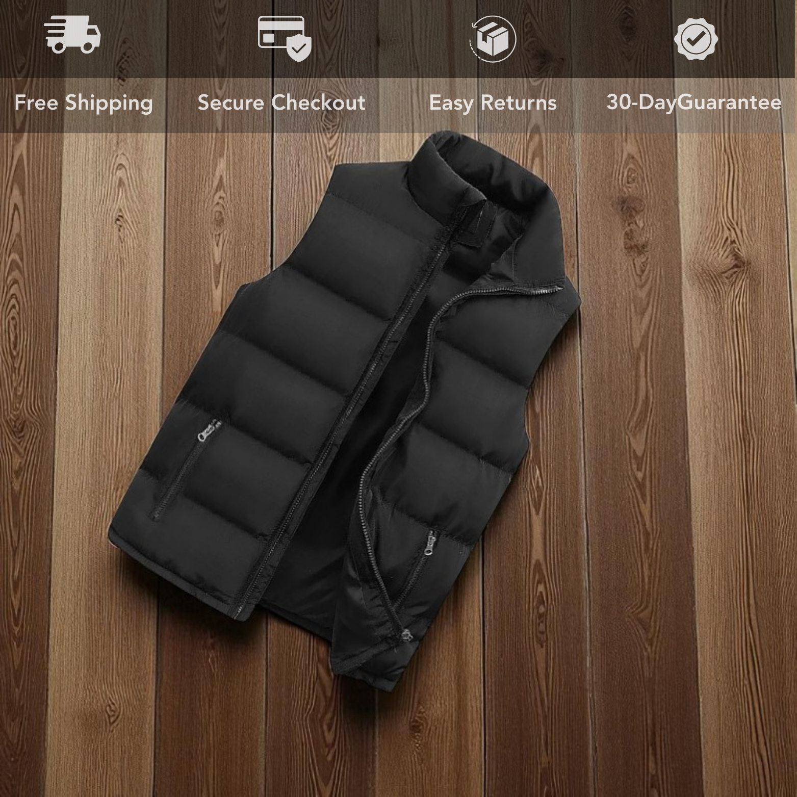 Men’s Waterproof Winter Vest