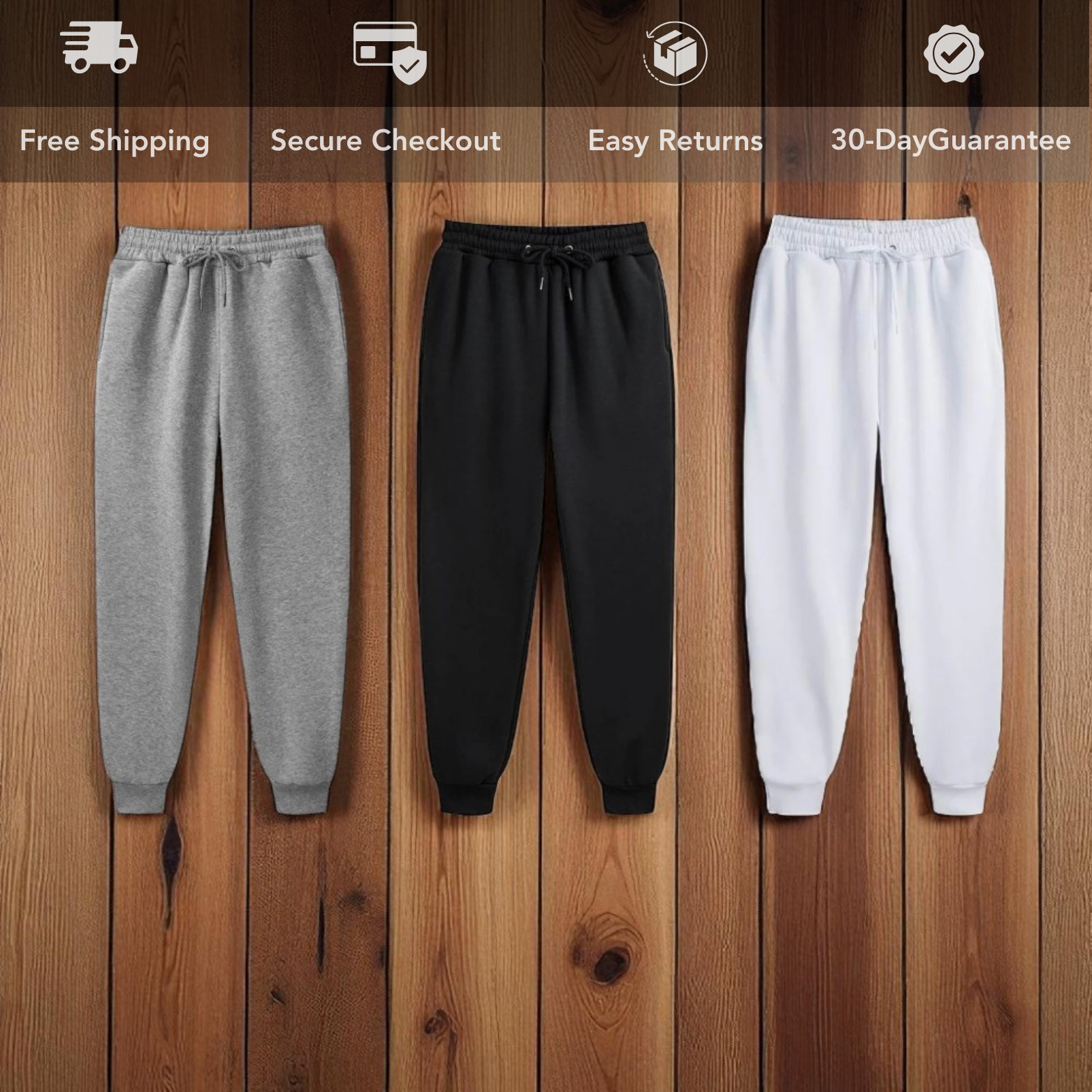 Men’s Casual Jogger Pants – Relaxed Everyday Comfort - The Crew