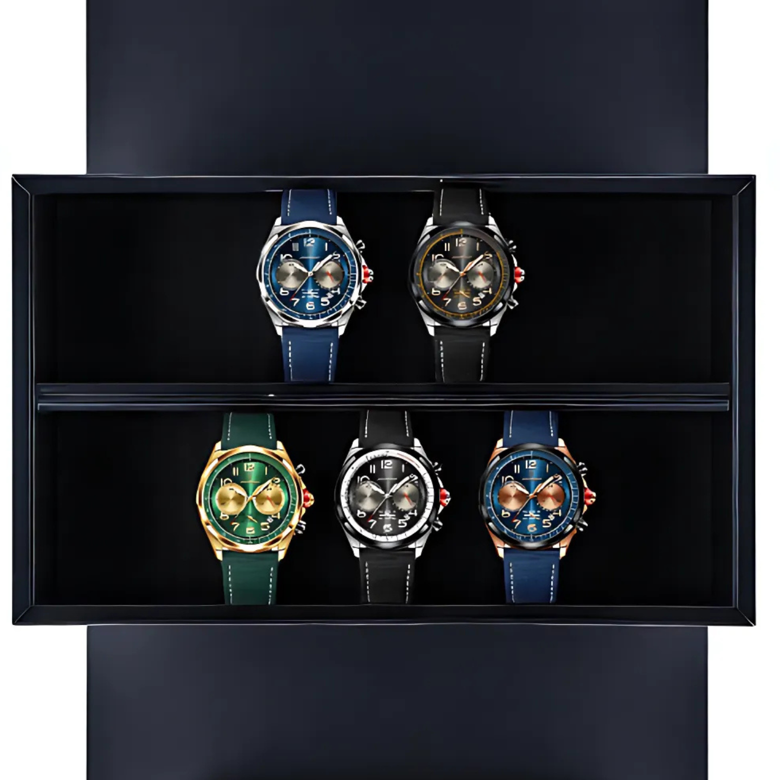 Chrono Leather Watch