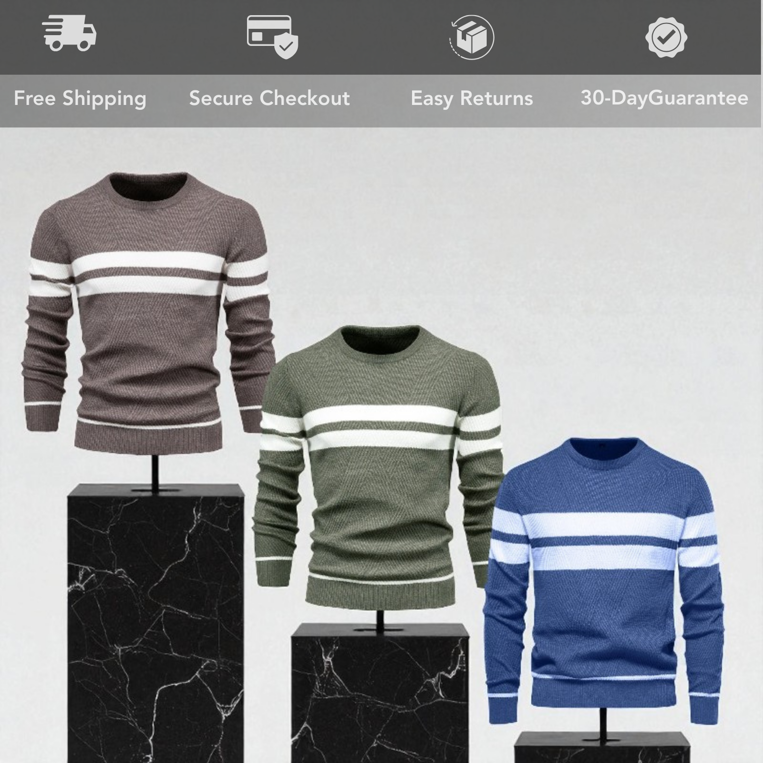 Autumn Patchwork Men’s Sweater
