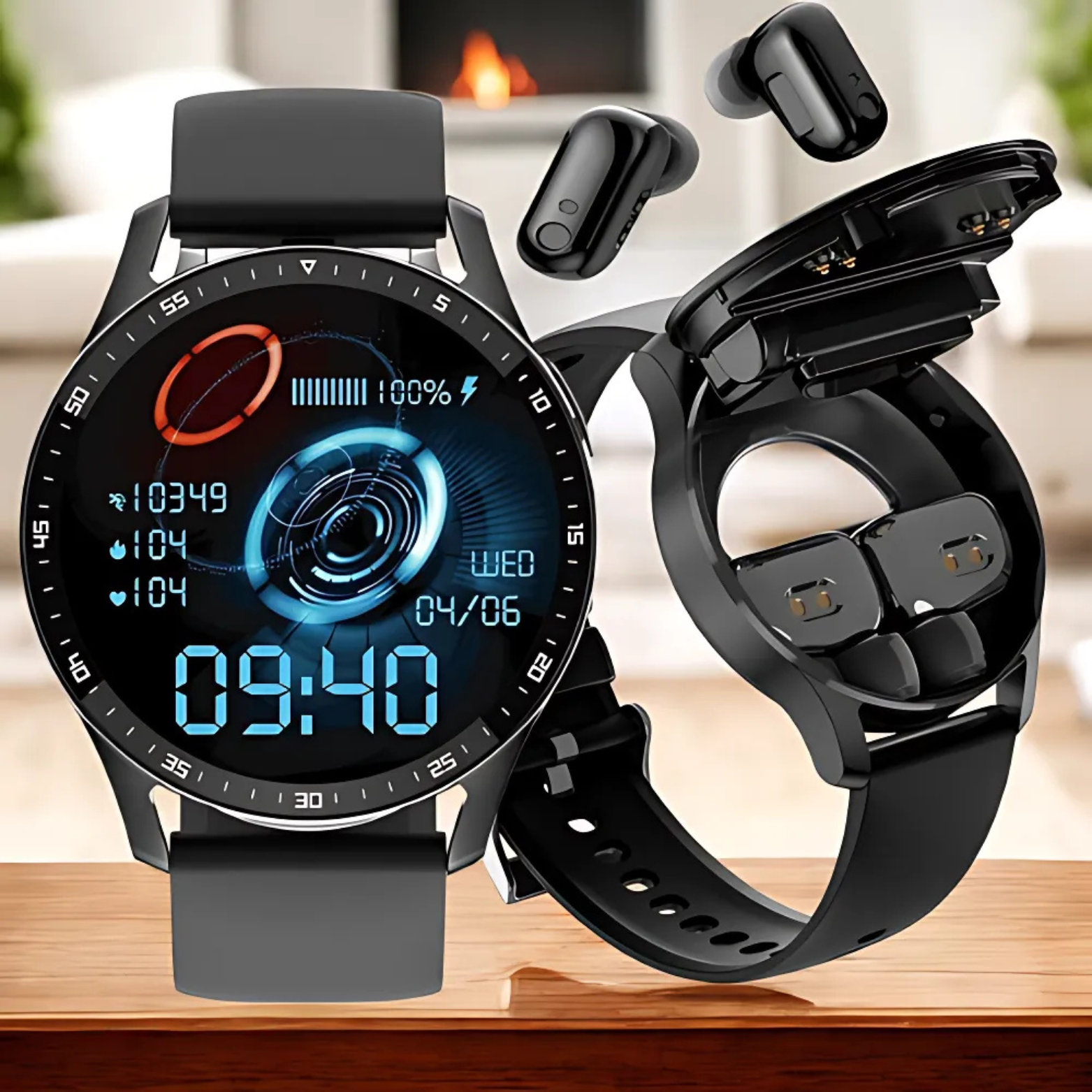 X7 Smartwatch + TWS Earphones