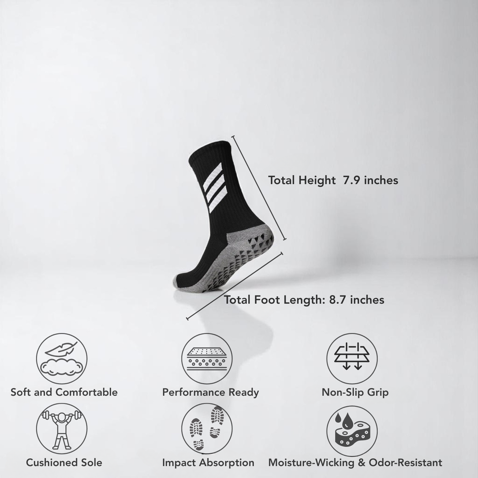 Non-Slip Sports Socks
