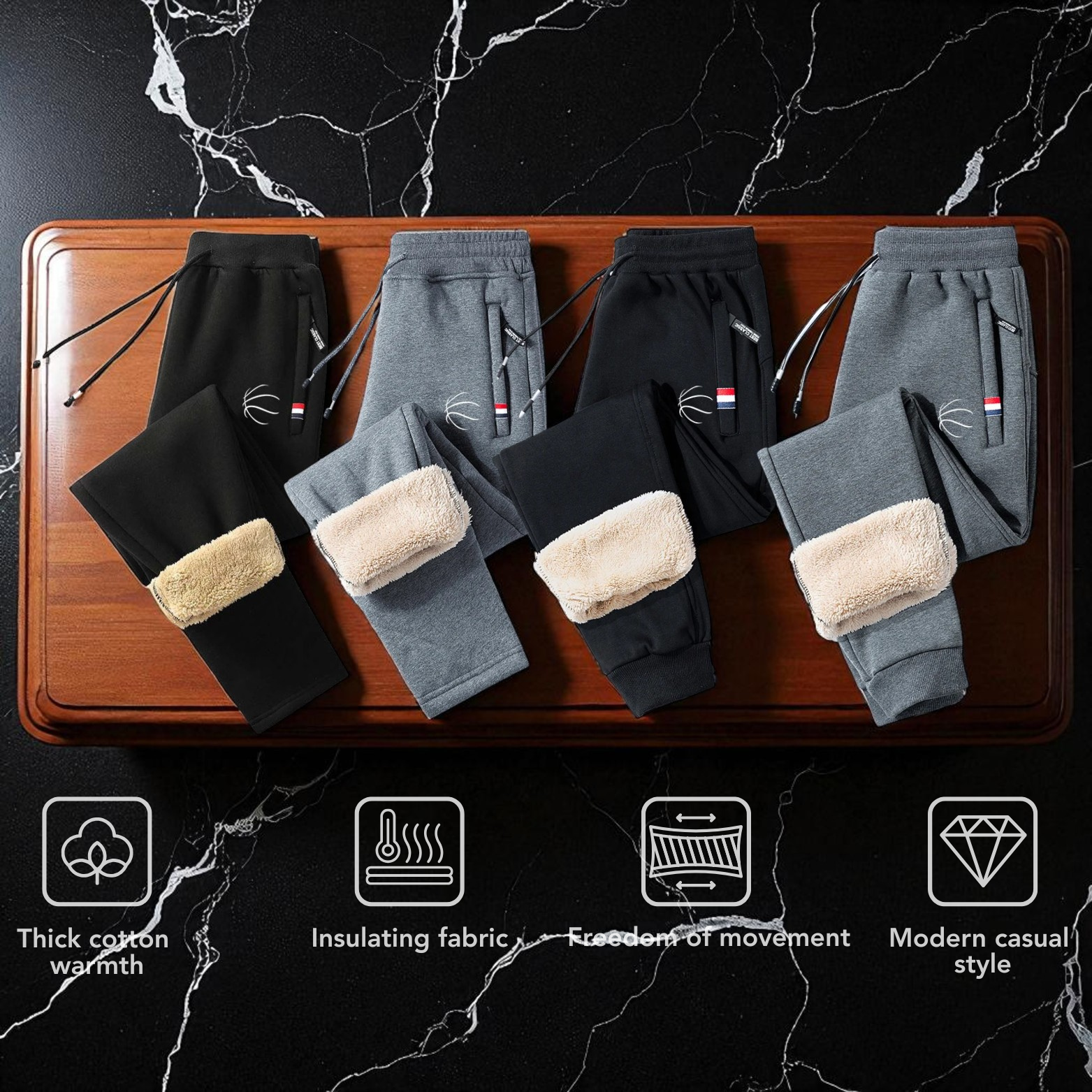 Men’s Winter Cotton Pants