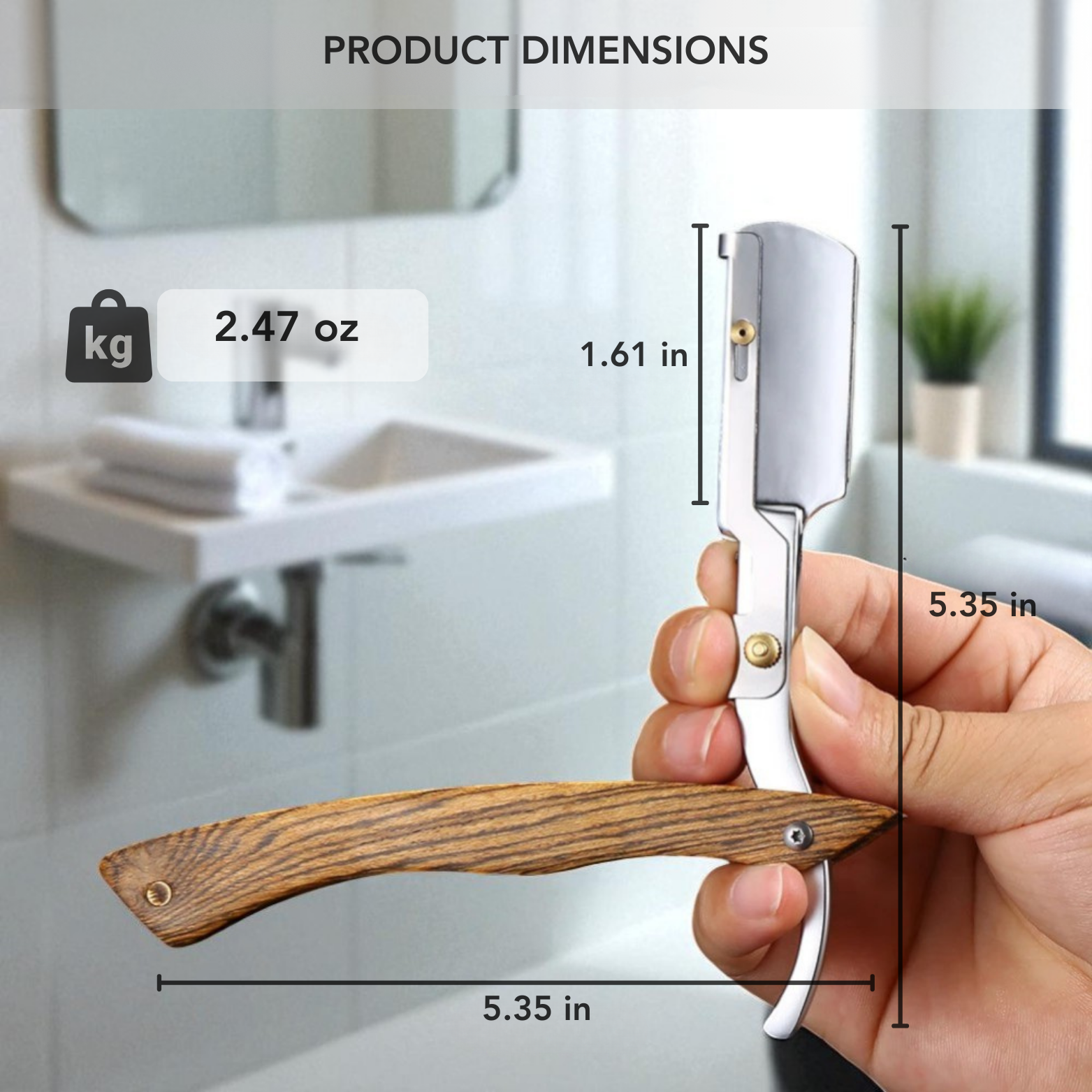 Classic Pocket Knife with Wooden Handle