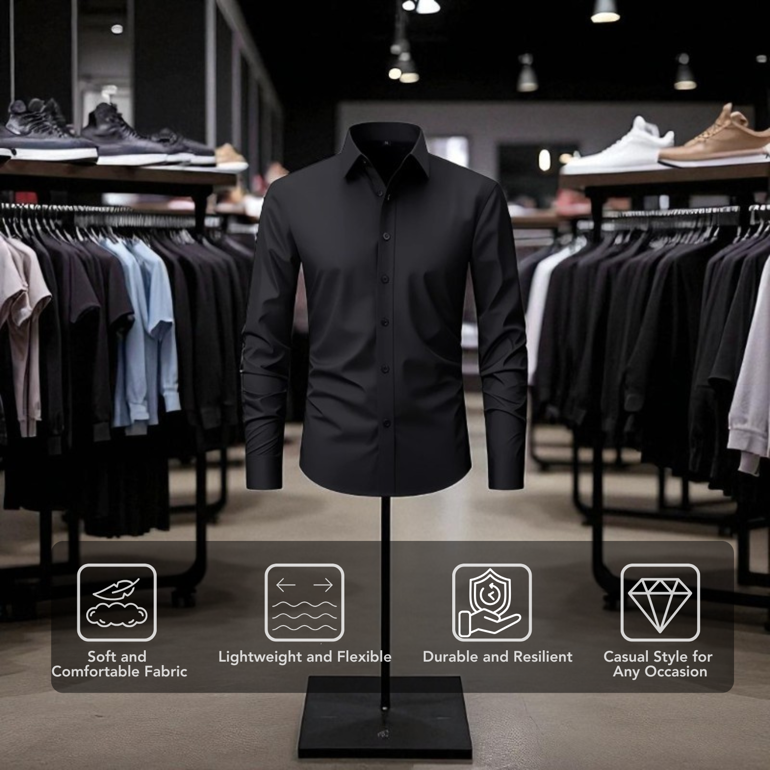 Men's Slim Formal Shirt