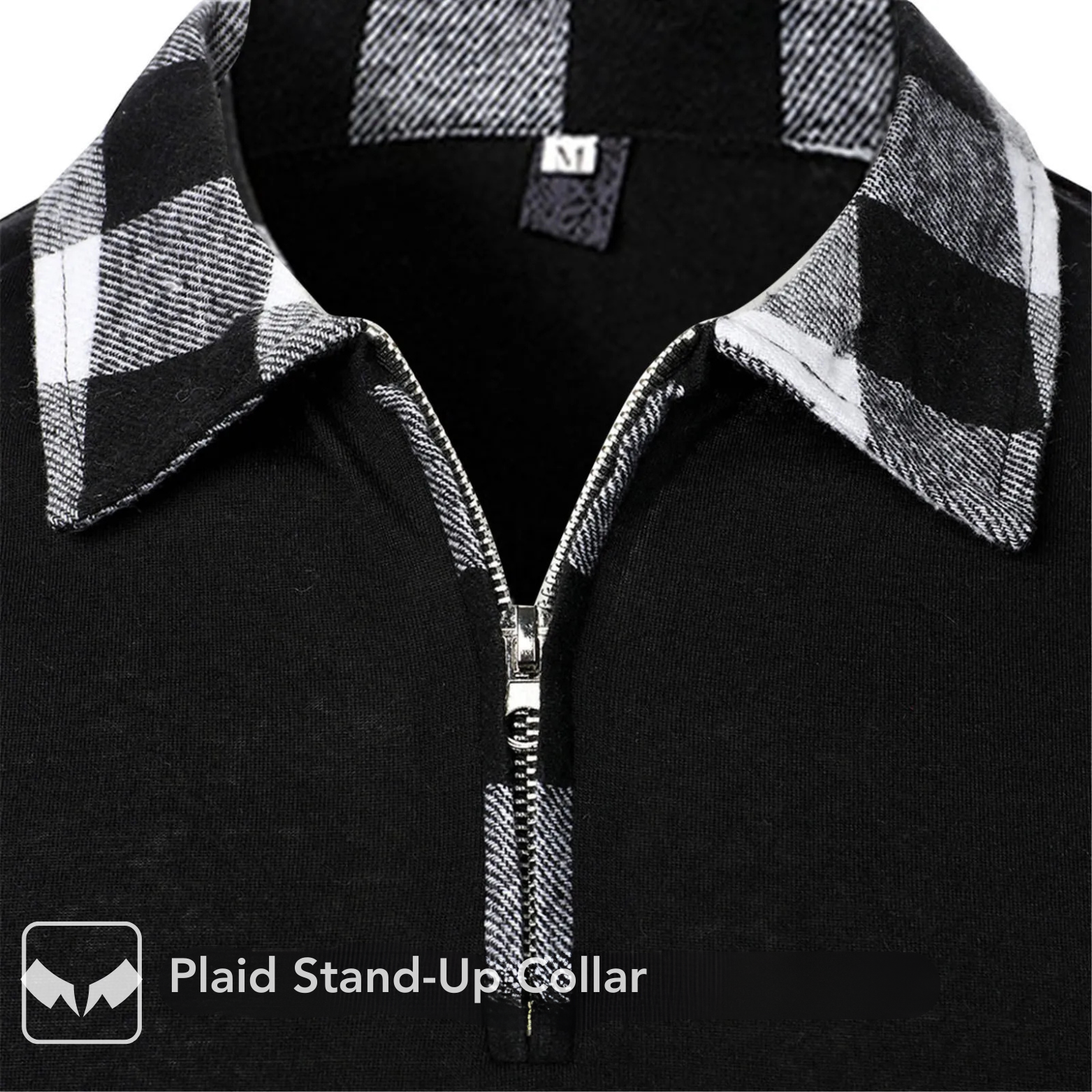 Men's Slim Fit Formal Shirt with Zipper