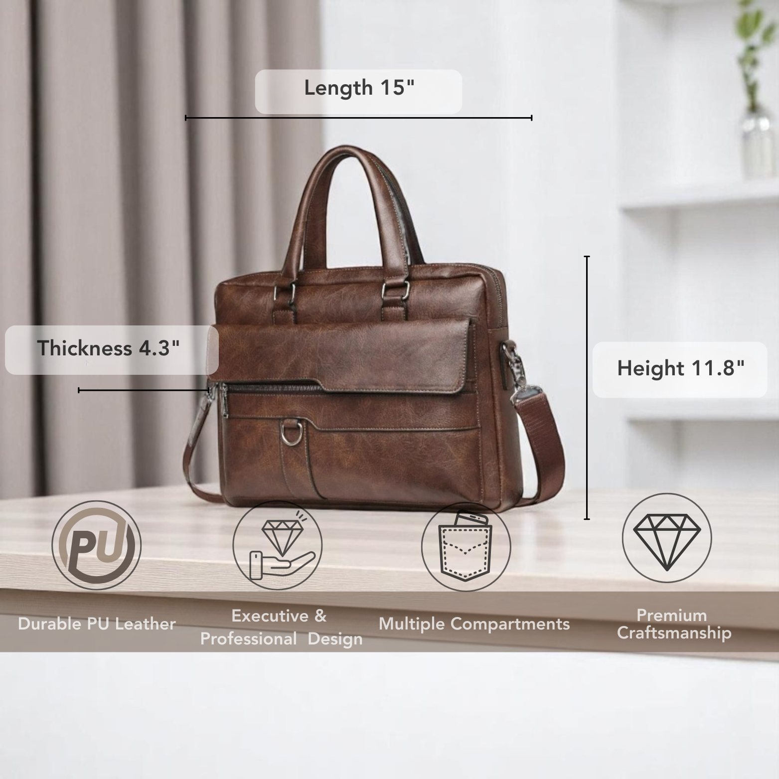 PU Executive Briefcase
