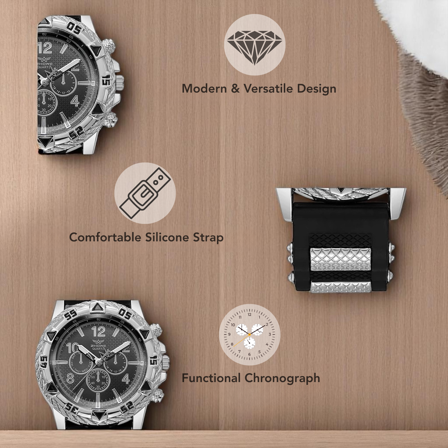 Casual Silicone Watch