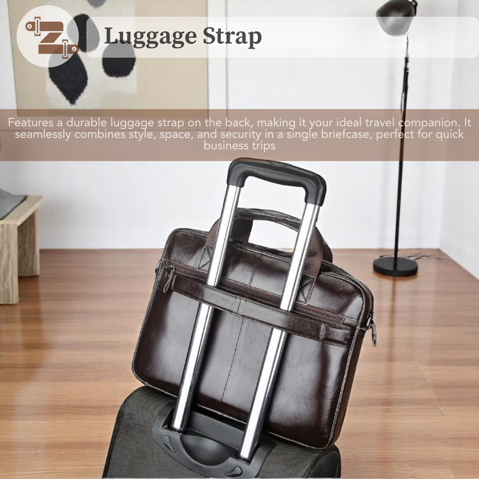 Premium Executive Leather Briefcase