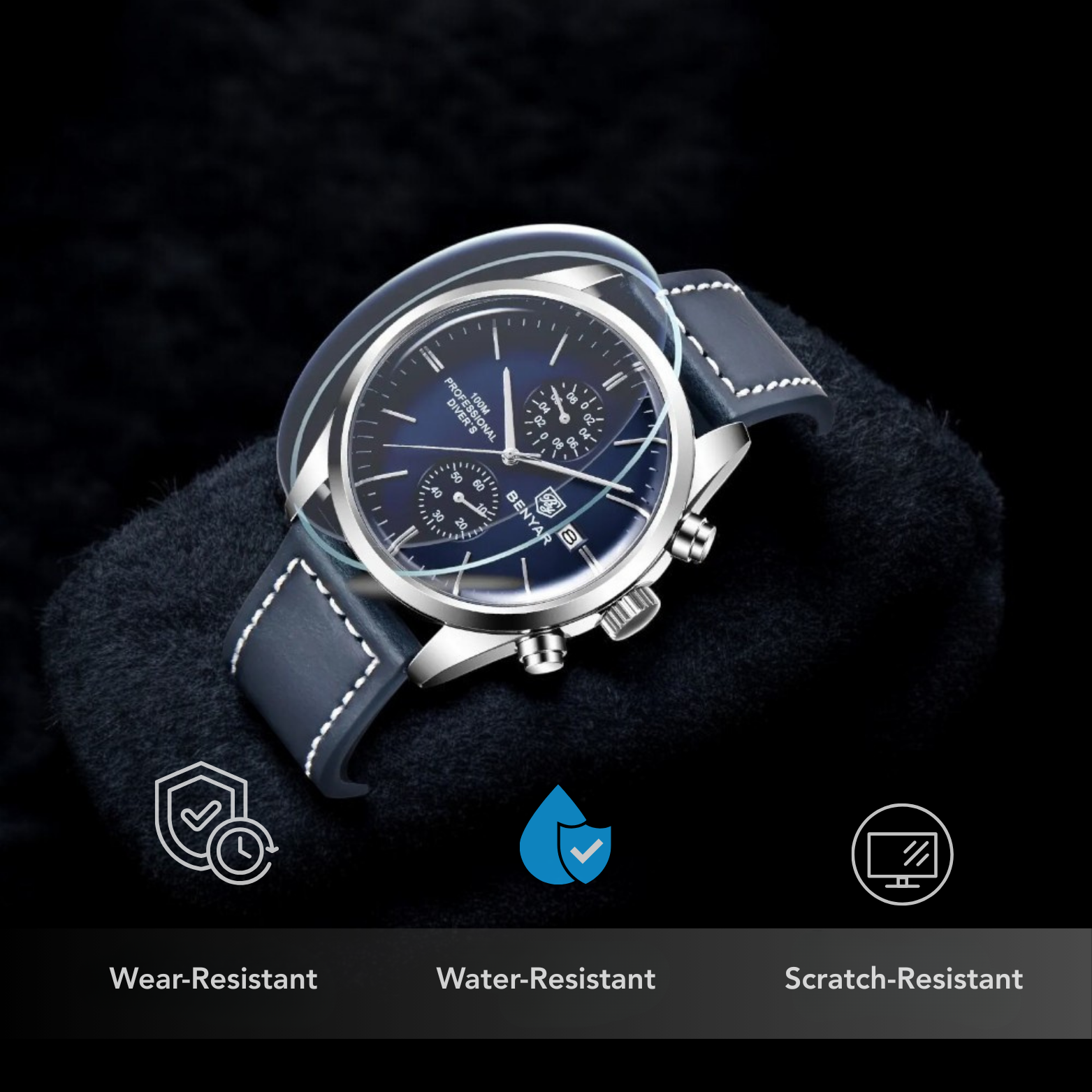 Sports Leather Watch