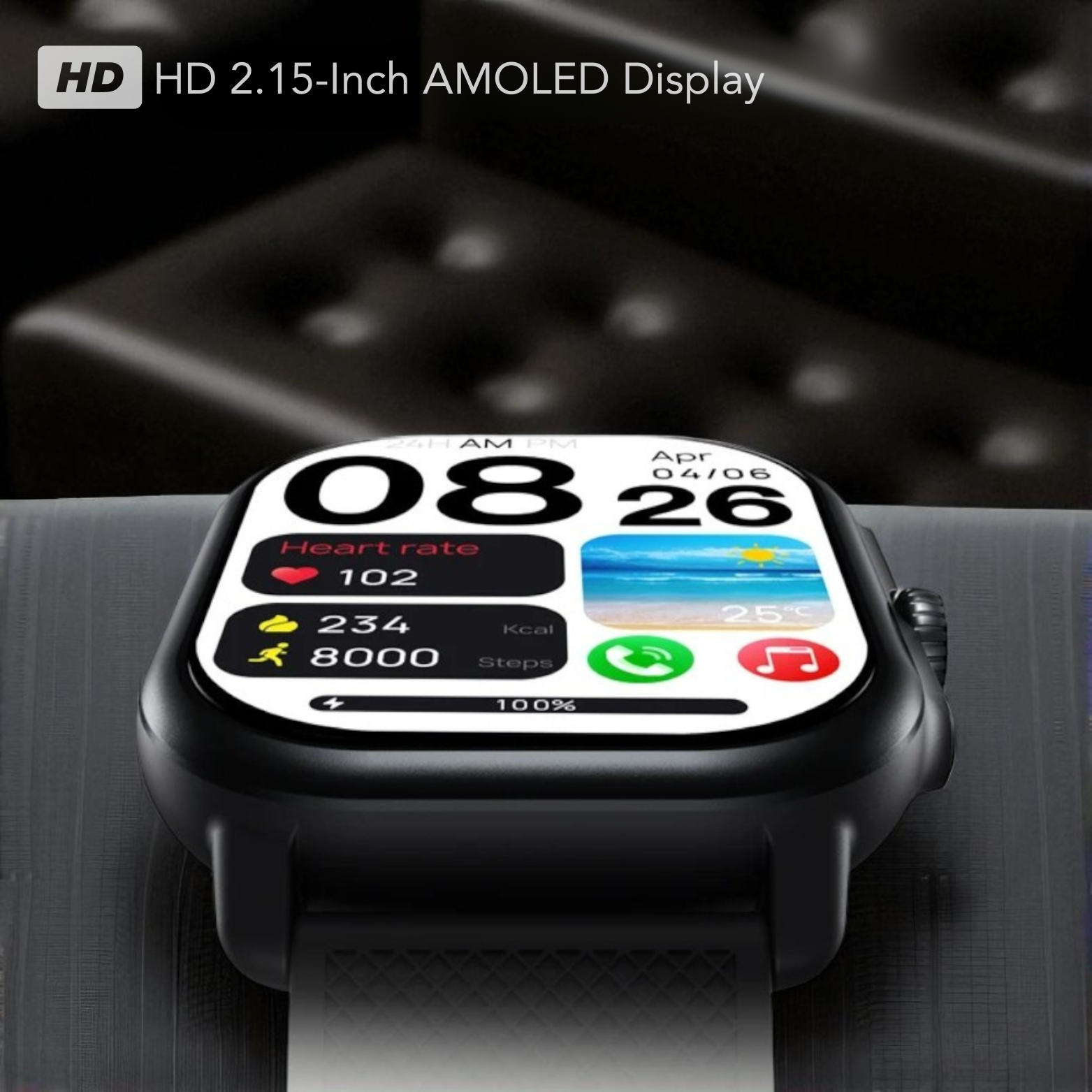 AMOLED GPS Smartwatch for Men