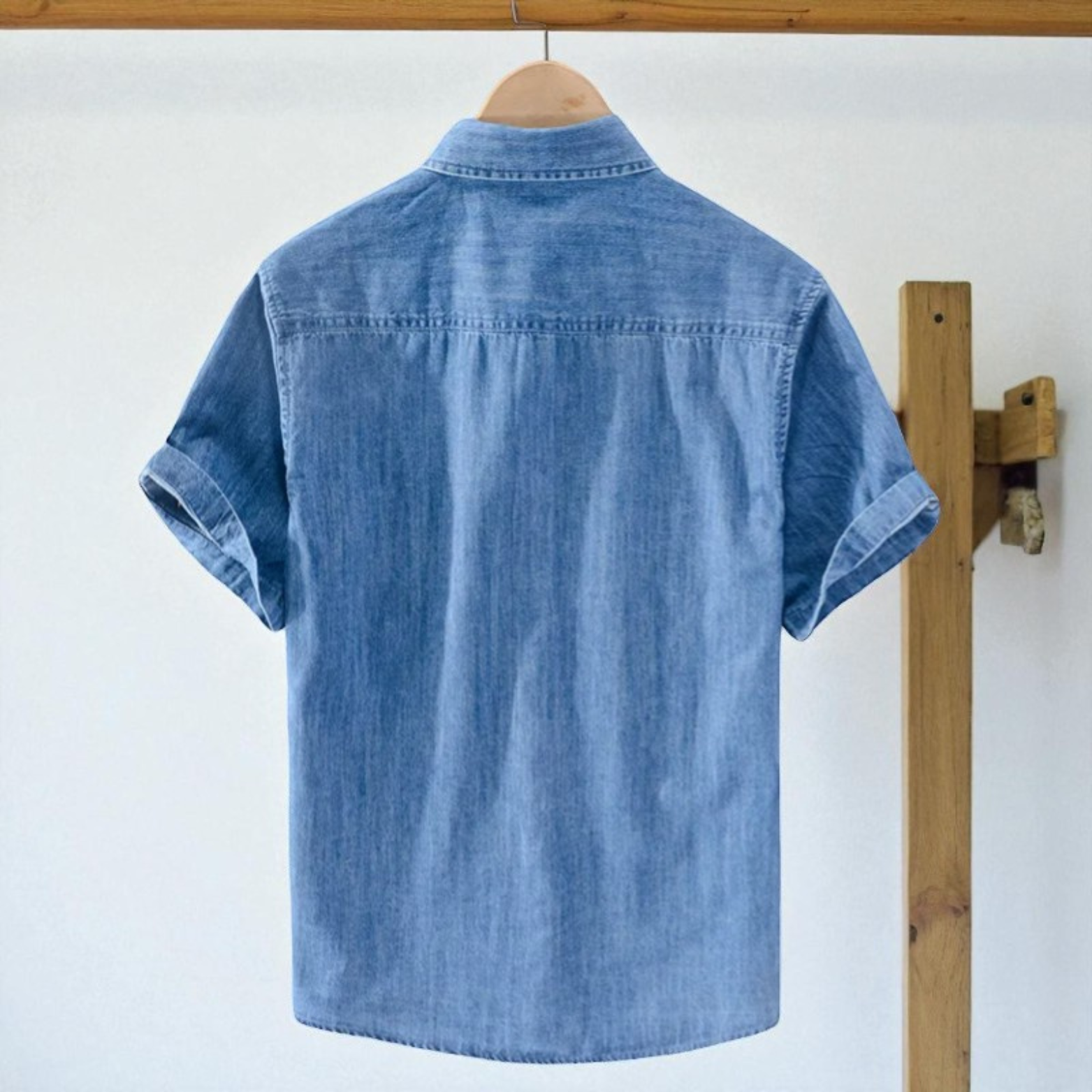 Men's Summer Casual Denim Shirt