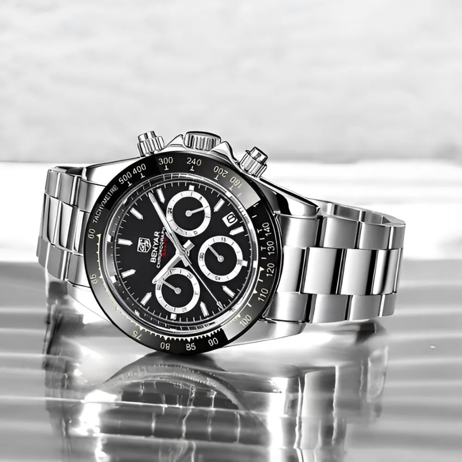 Stainless Steel Mechanical Watch