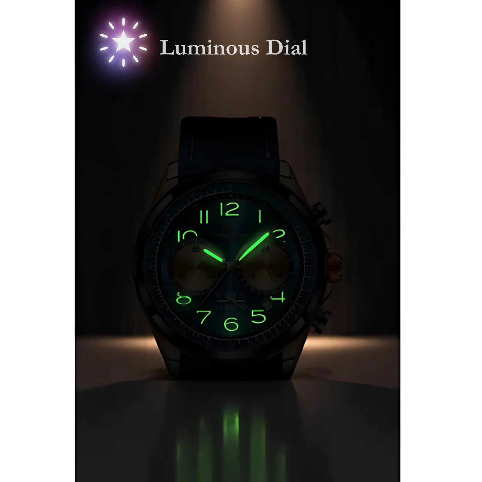 Chrono Leather Watch
