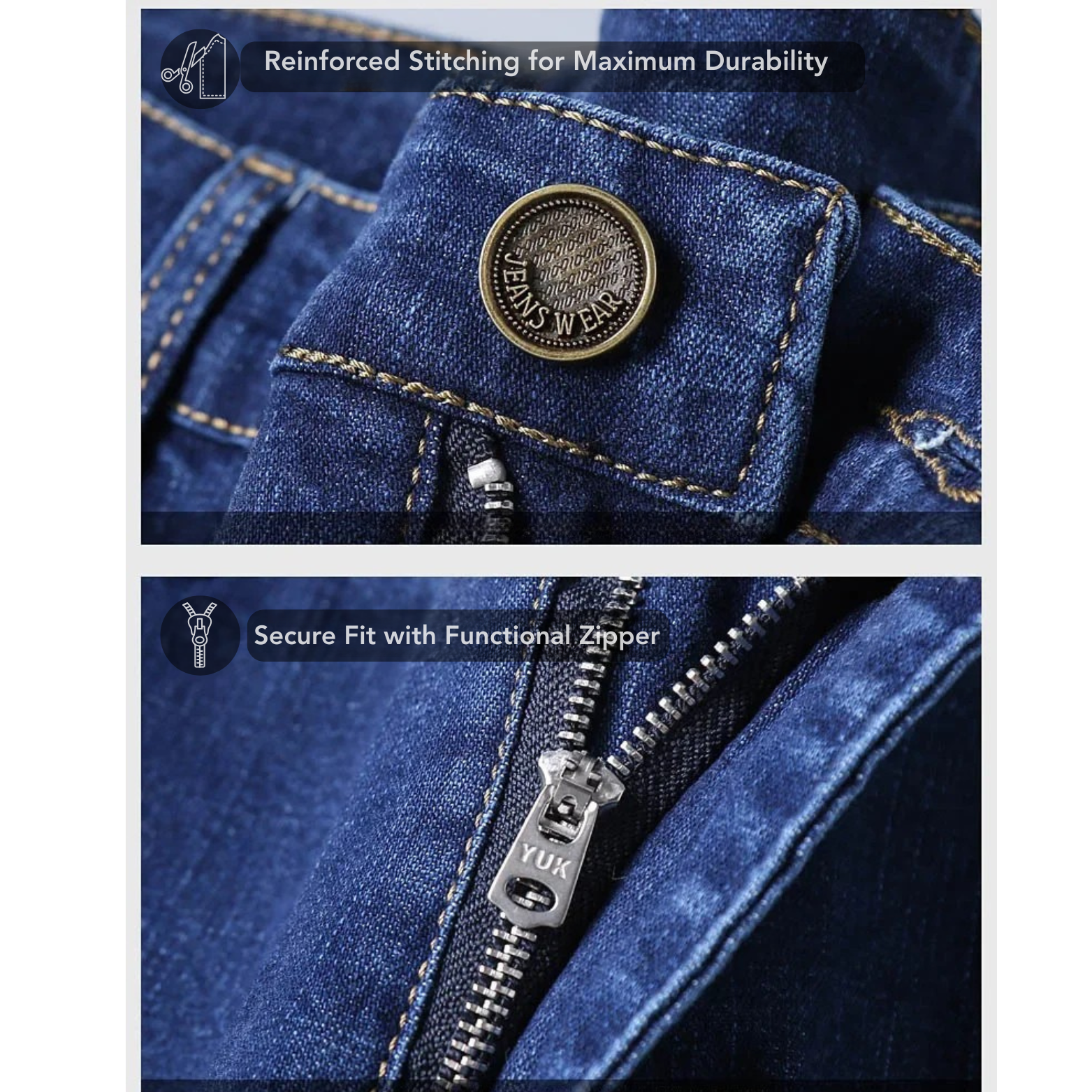 Casual Slim Fit Denim Jeans